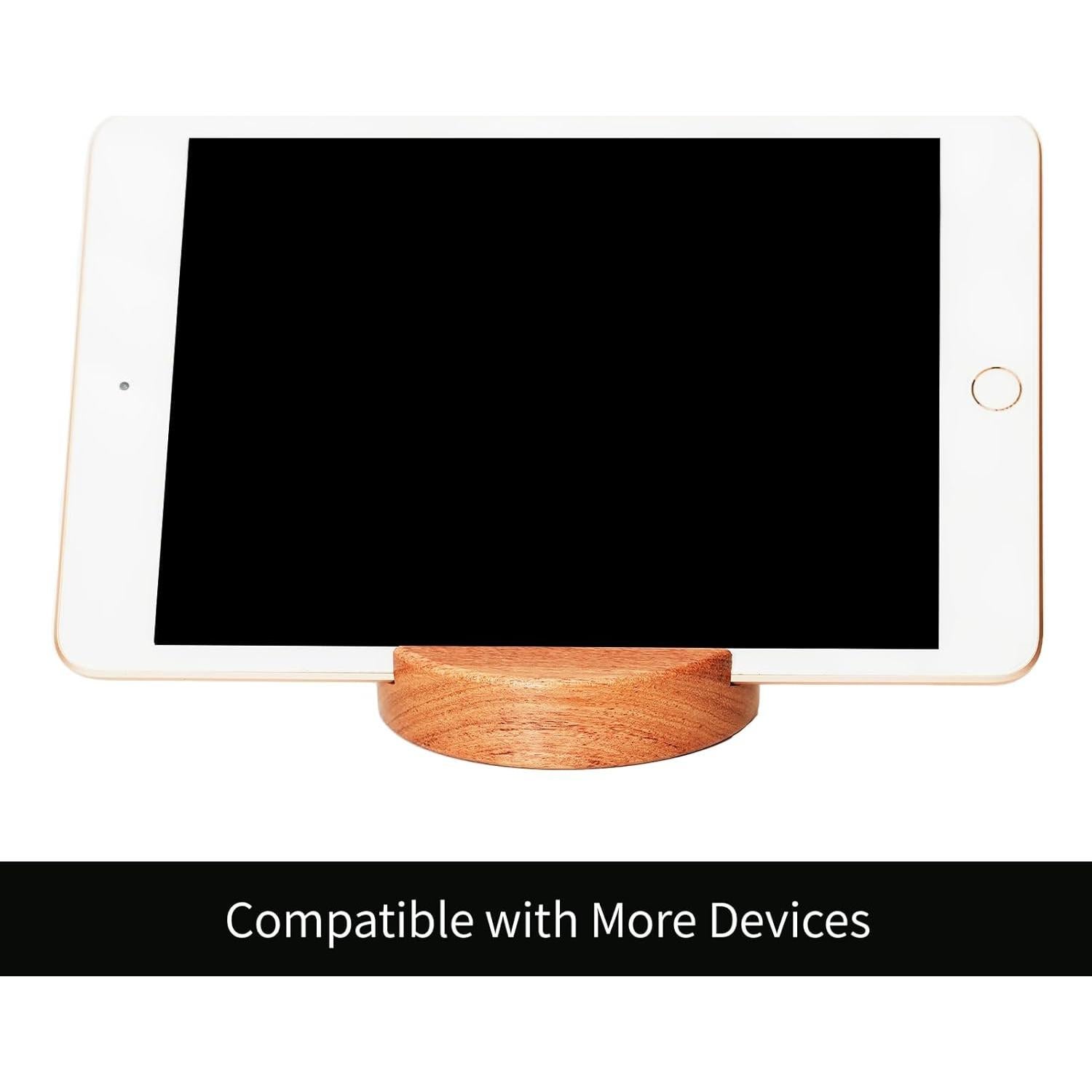 Soporte de Teléfono de Madera Natural Mufengshangmao Circular