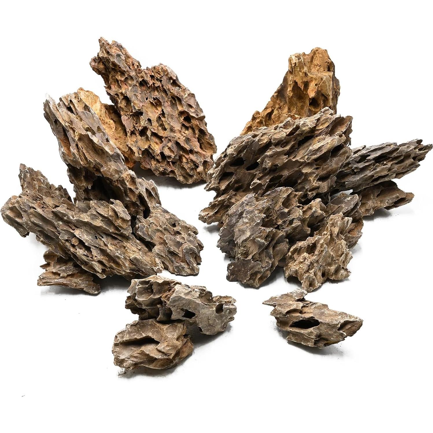 Piedra Dragón Seiryu 2.27kg para Acuarios y Terrarios