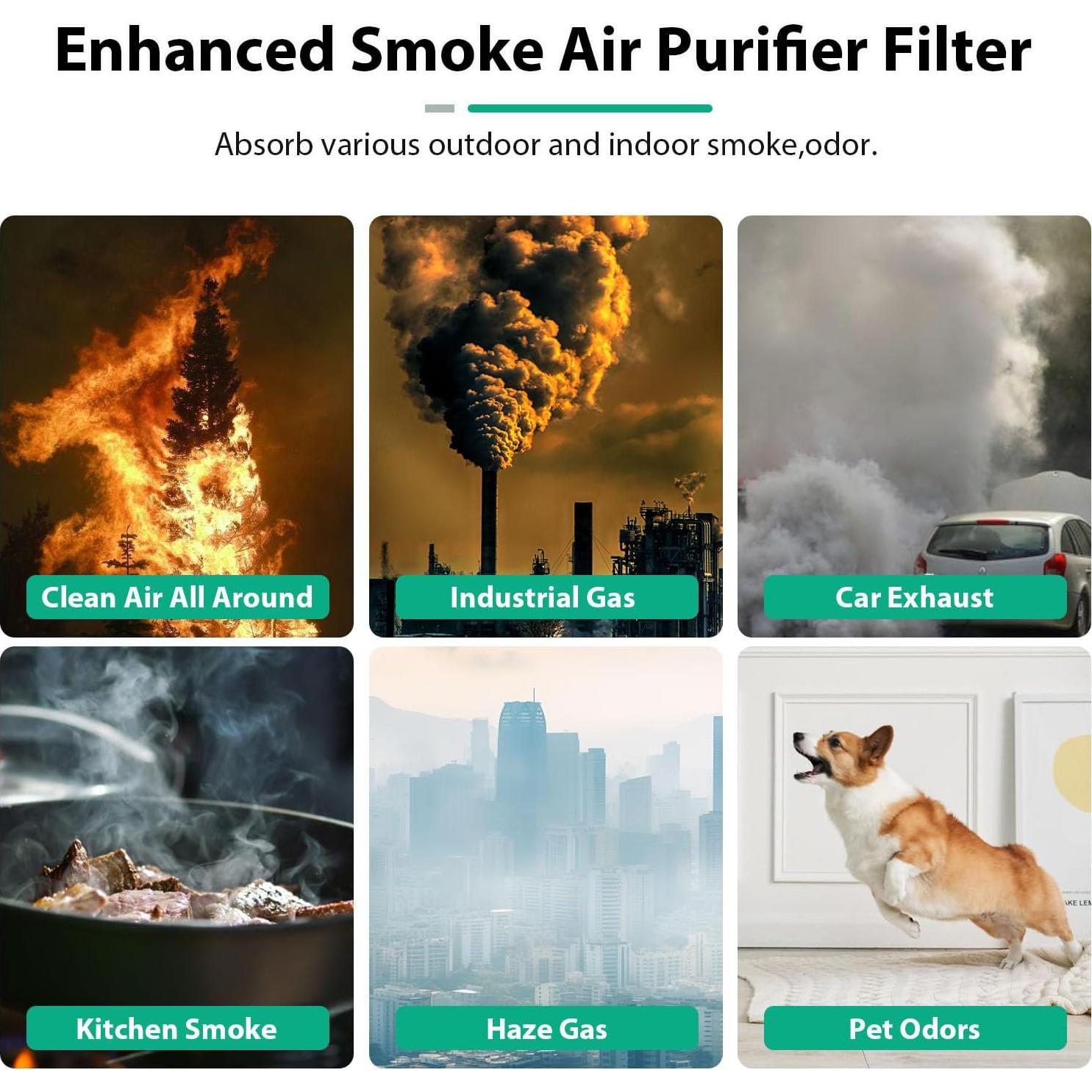 Filtro de Reemplazo H13 HEPA LMEDIT para Purificador Levoit Core 300 - Paquete de 2