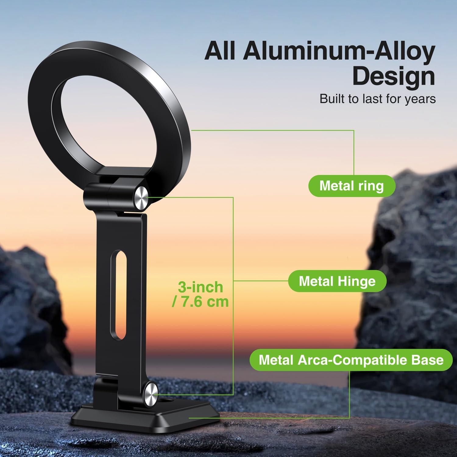 Soporte de Trípode Magnético Elitehood para iPhone con Base Arca