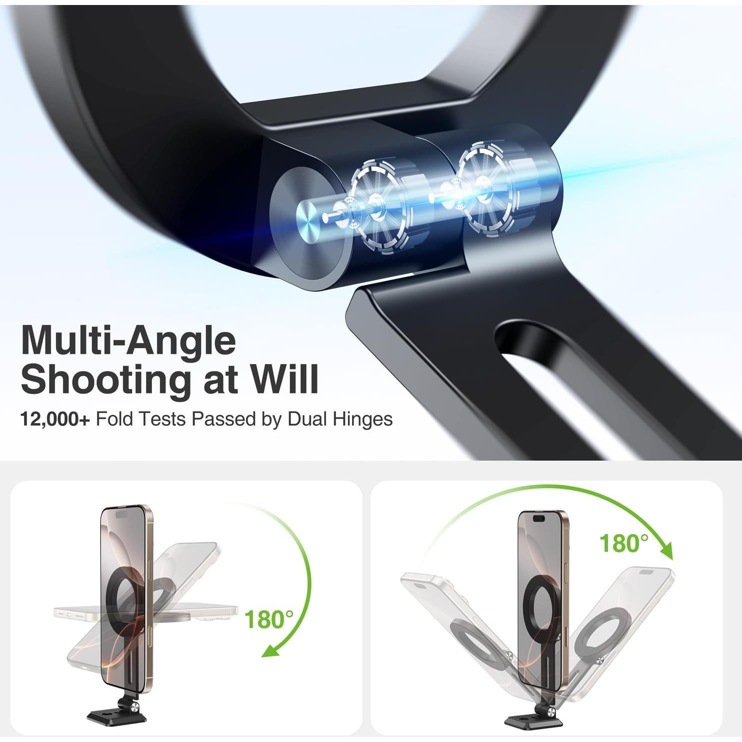 Soporte de Trípode Magnético Elitehood para iPhone con Base Arca