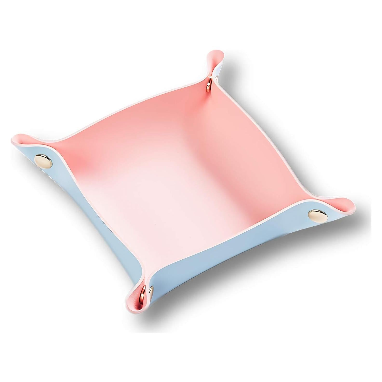 Bandeja de Valet VOMANA Plegable Cuero Sintético 20 cm