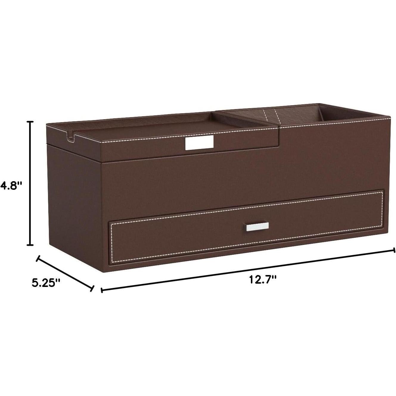 Bandeja de Valet HOUNDSBAY para Hombres - Organizador de Mesita de Noche