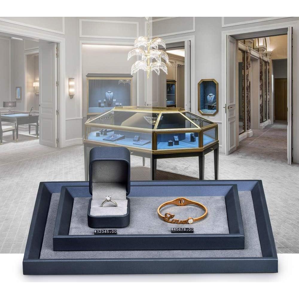 Organizador de Joyería Oirlv de Cuero Premium Pequeño Gris