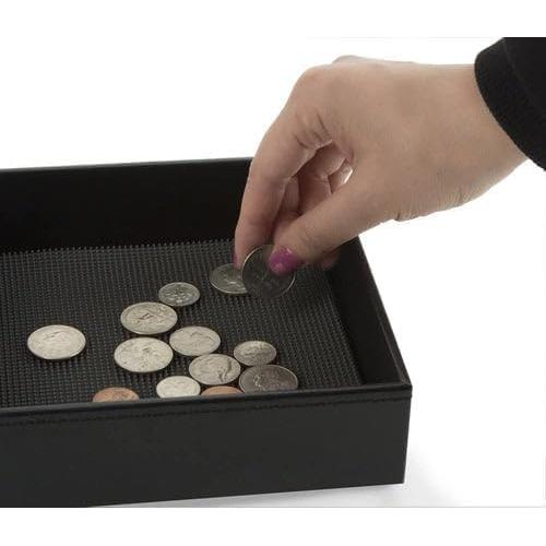 Bandeja de Valet J JACKCUBE Diseño Negro 17.5x17.5cm