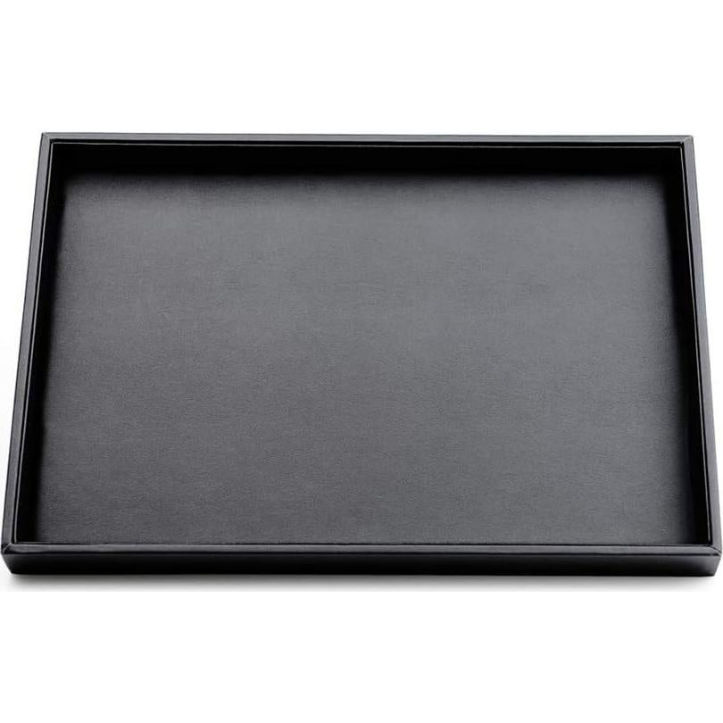 Bandeja de Joyería de Cuero PU Negro Woodten 35x24cm