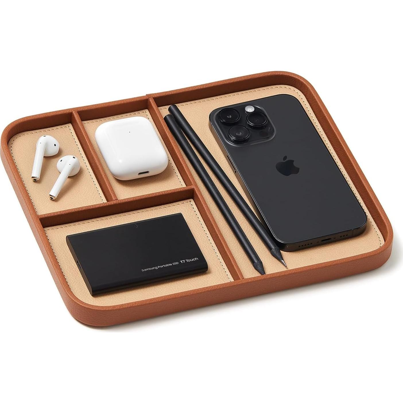 Alfombrilla de Escritorio y Bandeja de Valet Nordik Beige