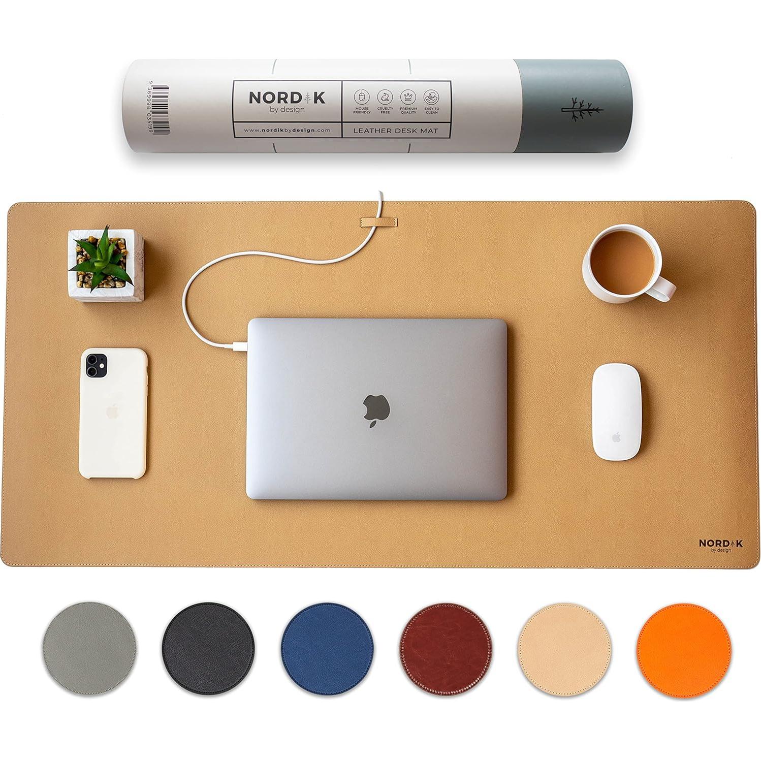 Alfombrilla de Escritorio y Bandeja de Valet Nordik Beige