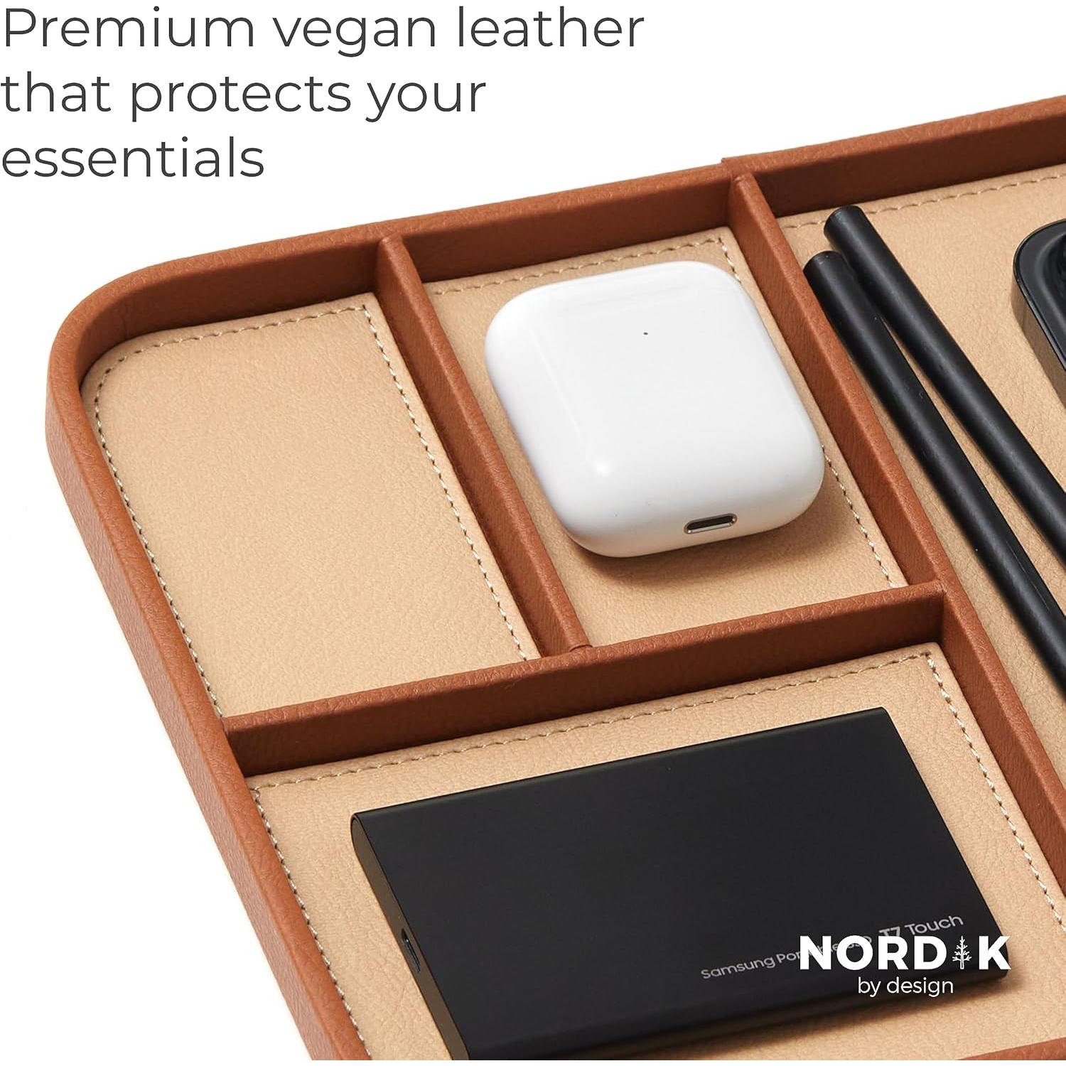 Alfombrilla de Escritorio y Bandeja de Valet Nordik Beige