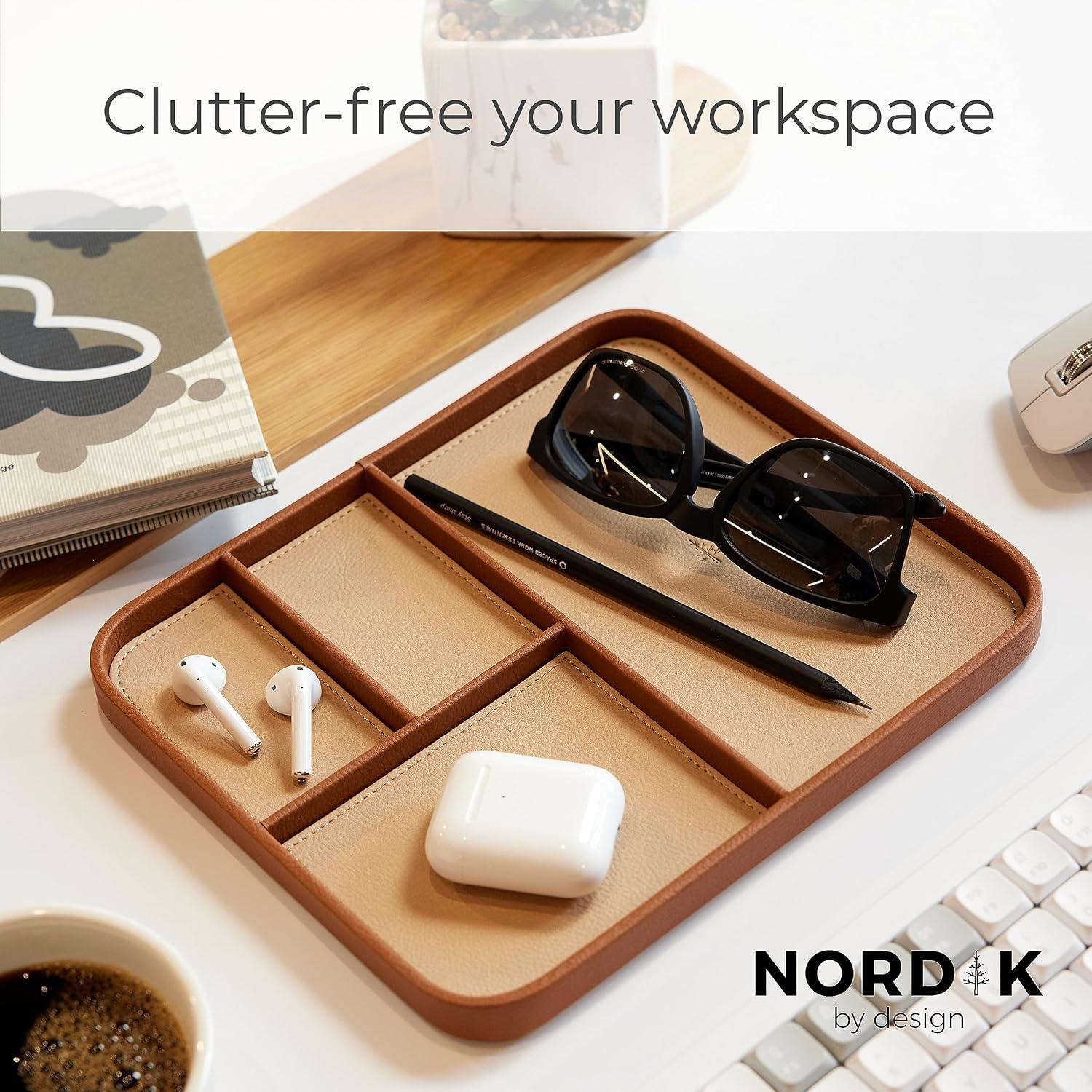 Bandeja de Valet y Tapete de Escritorio Fieltro Nordik 88.9x43.2cm