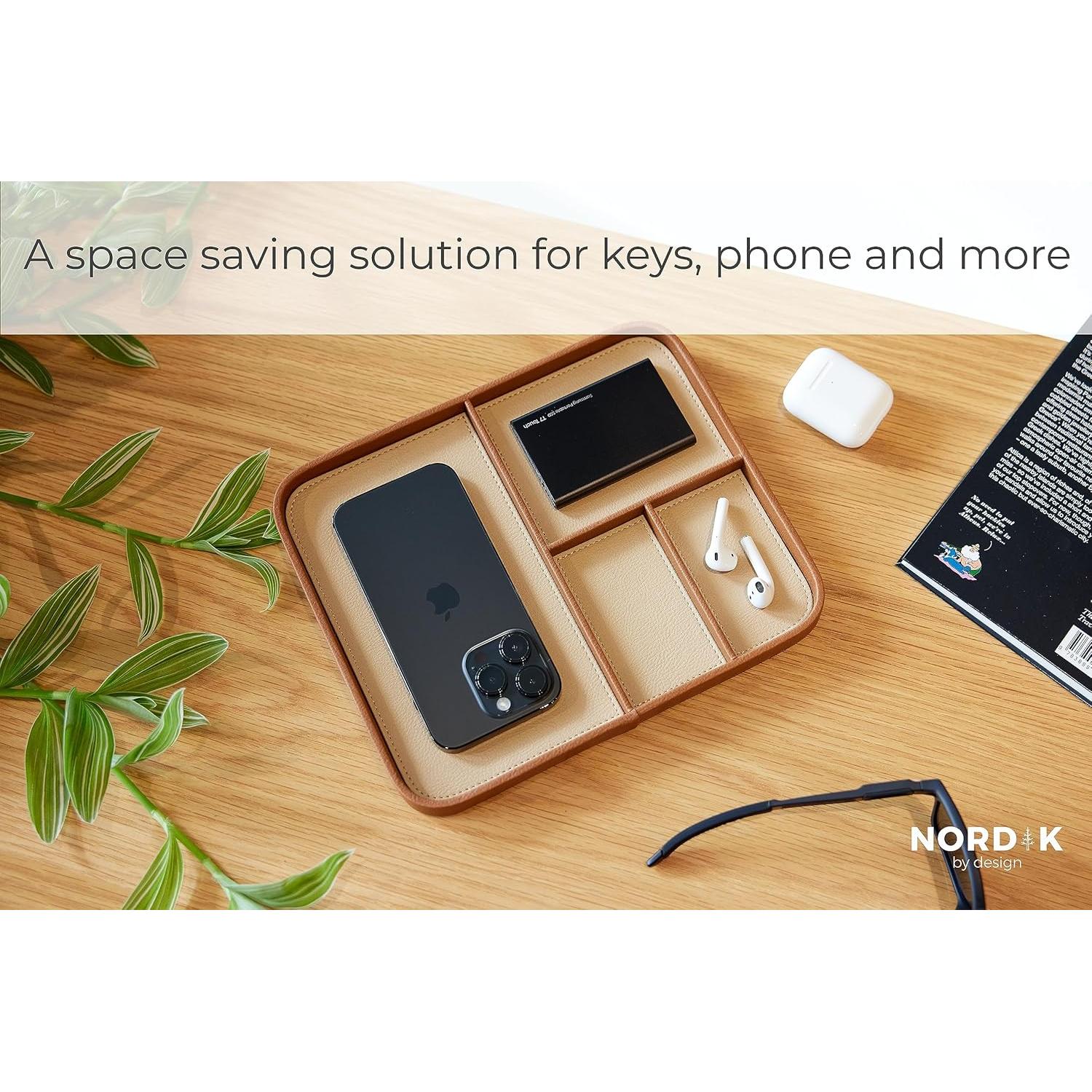 Bandeja de Valet y Tapete de Escritorio Fieltro Nordik 88.9x43.2cm