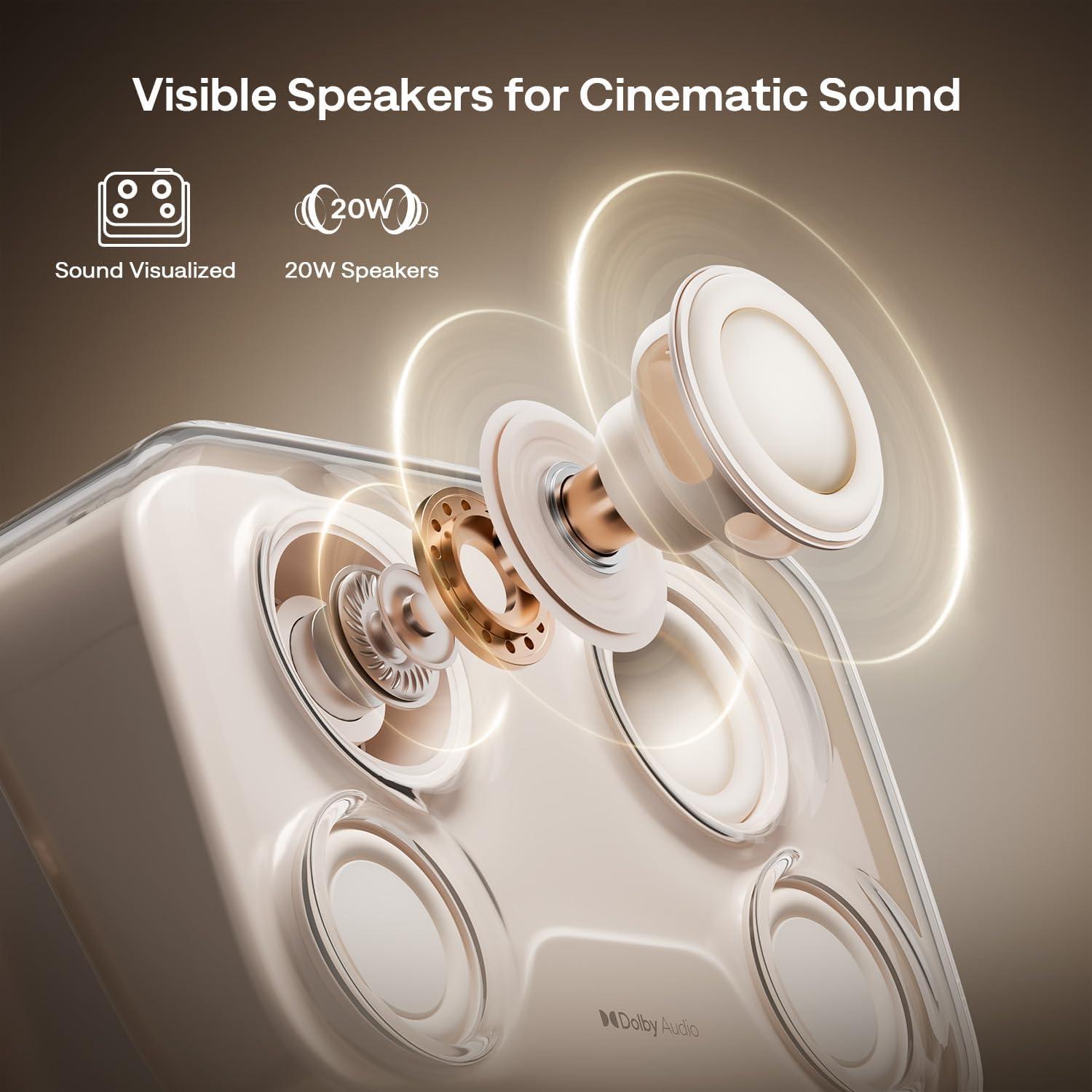 Proyector Inteligente Aurzen BOOM Mini 4K WiFi Bluetooth 20W