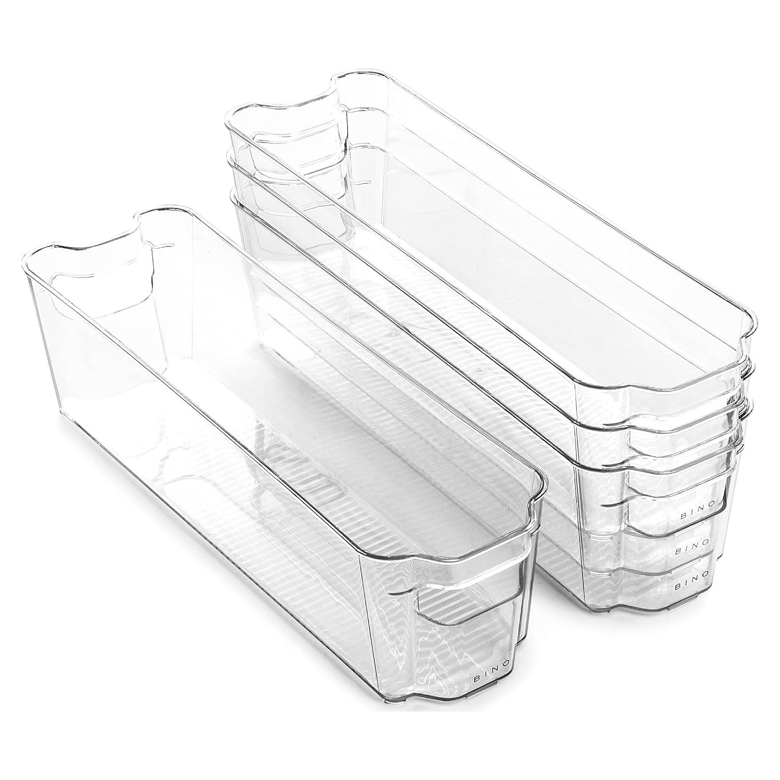 Cajas de Almacenamiento Apilables BINO 4 Piezas 36.83x10.8x10.16cm