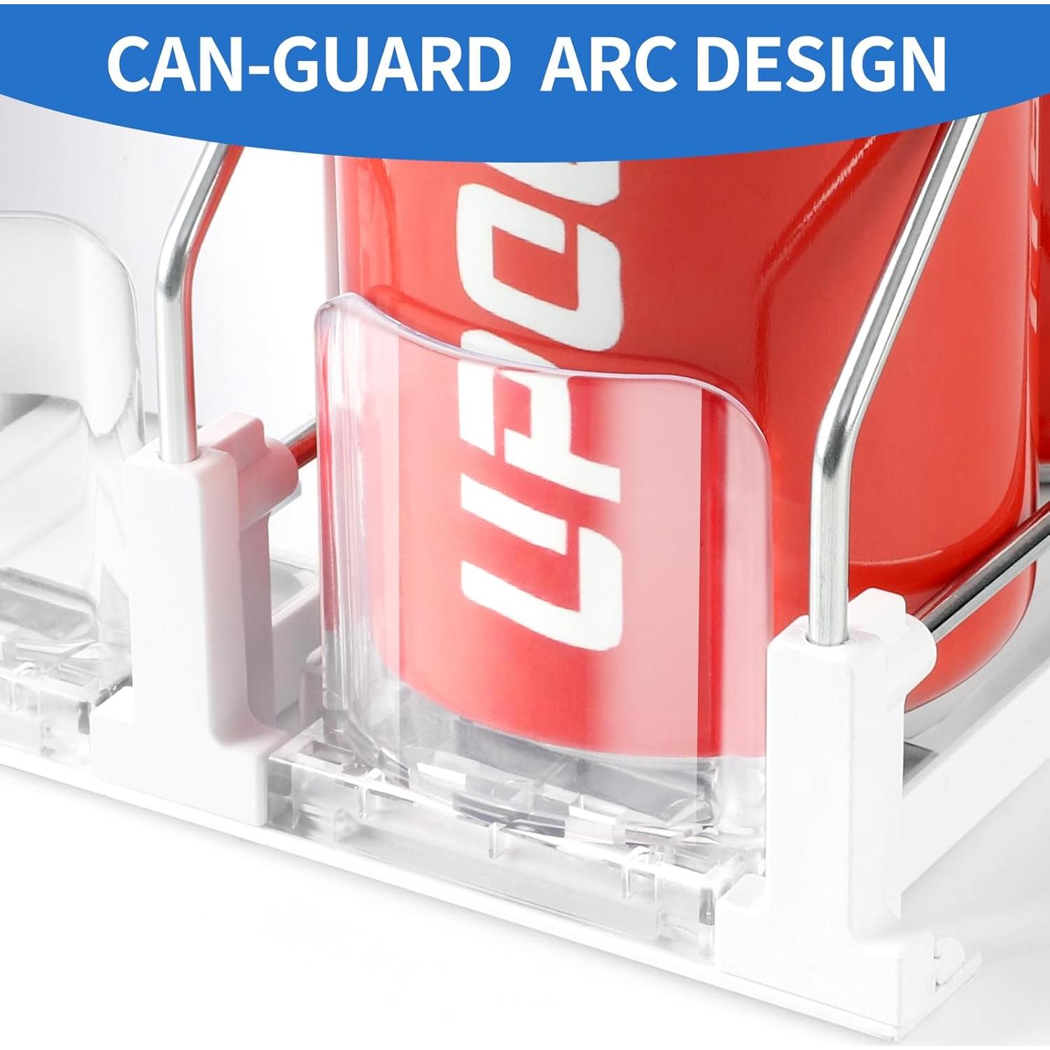 Organizador de Bebidas UPOWY para Refrigerador 5 Filas 20 Latas