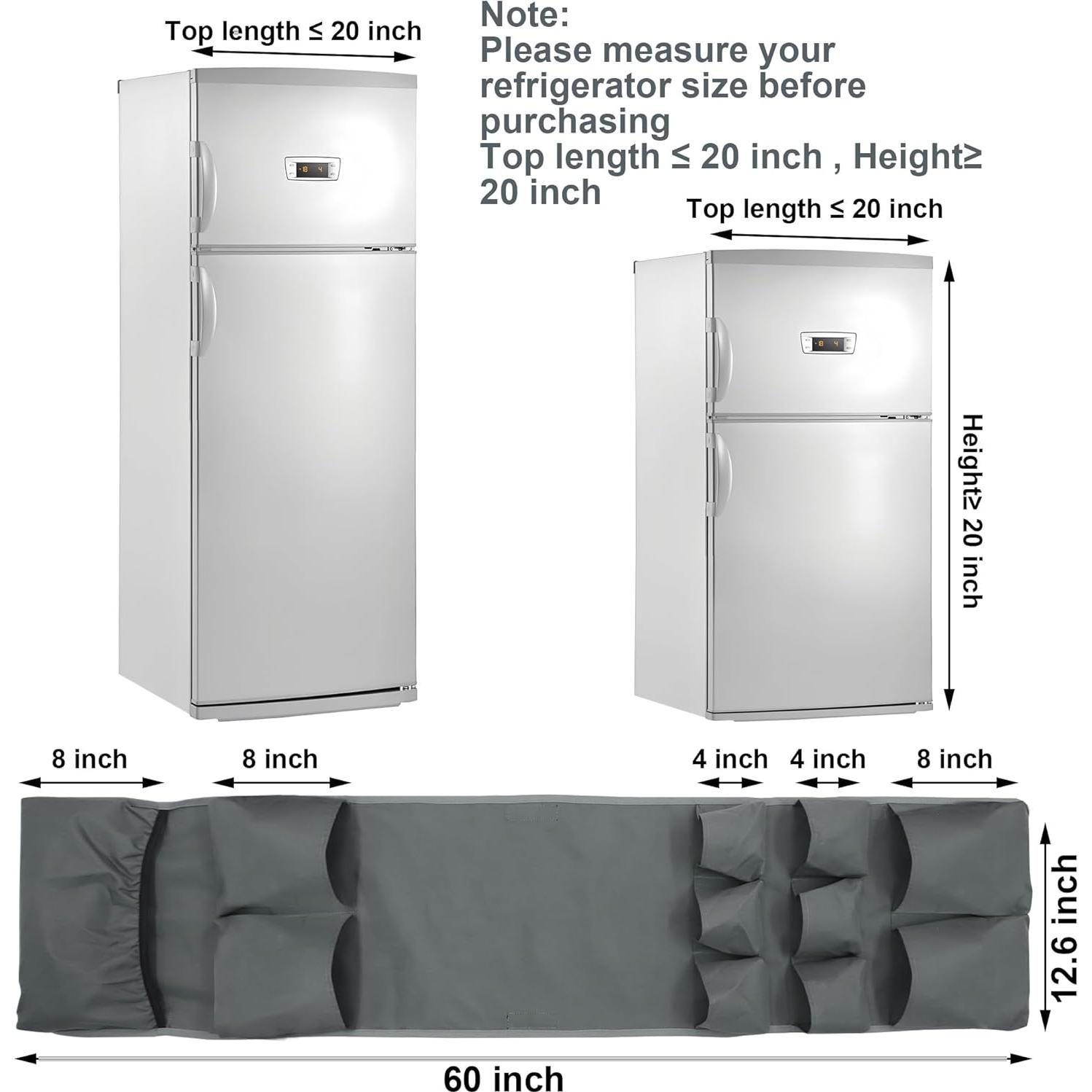 Organizador Colgante para Mini Nevera Fairooth 152.4x32 cm 11 Bolsillos