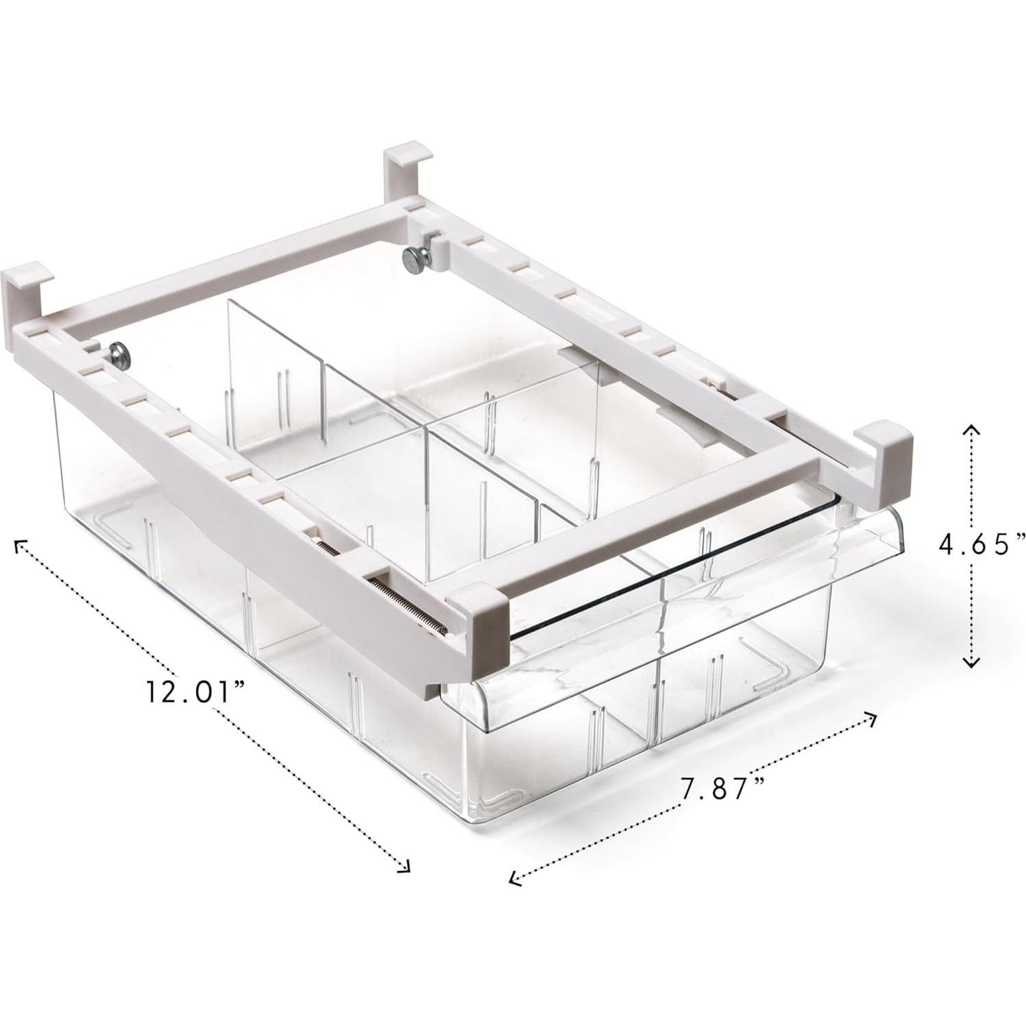 Organizador de Refrigerador BINO Transparente 4 Compartimentos