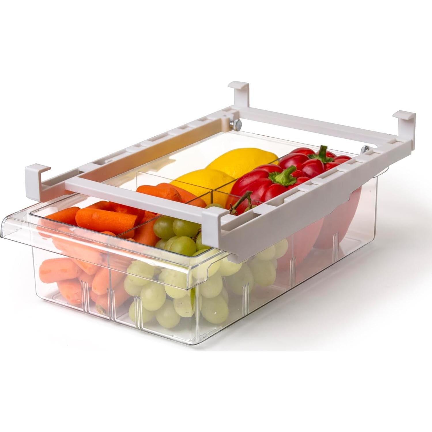 Organizador de Refrigerador BINO Transparente 4 Compartimentos