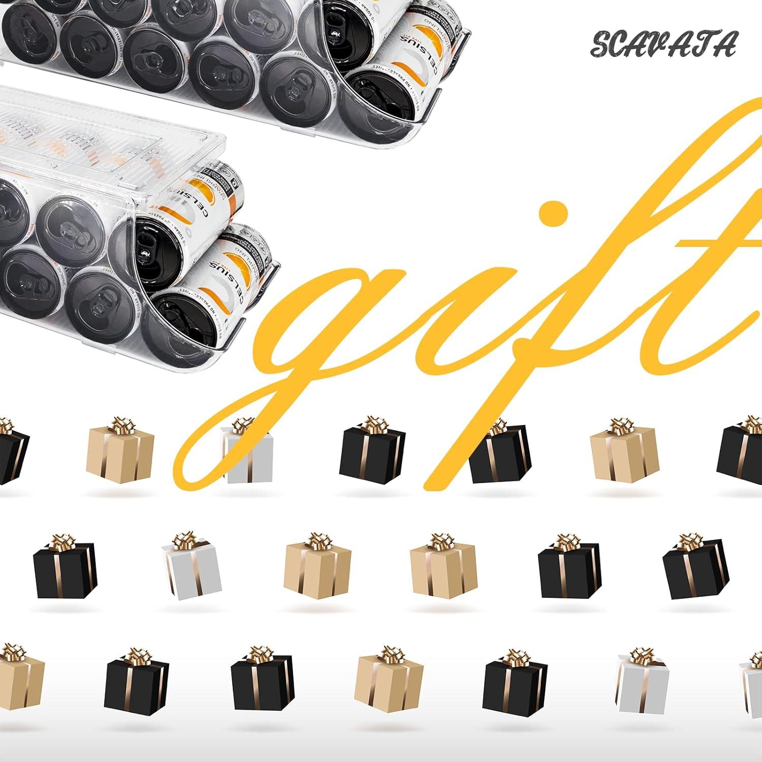 Organizador de Latas Delgadas SCAVATA 2 Paquetes 12 Latas