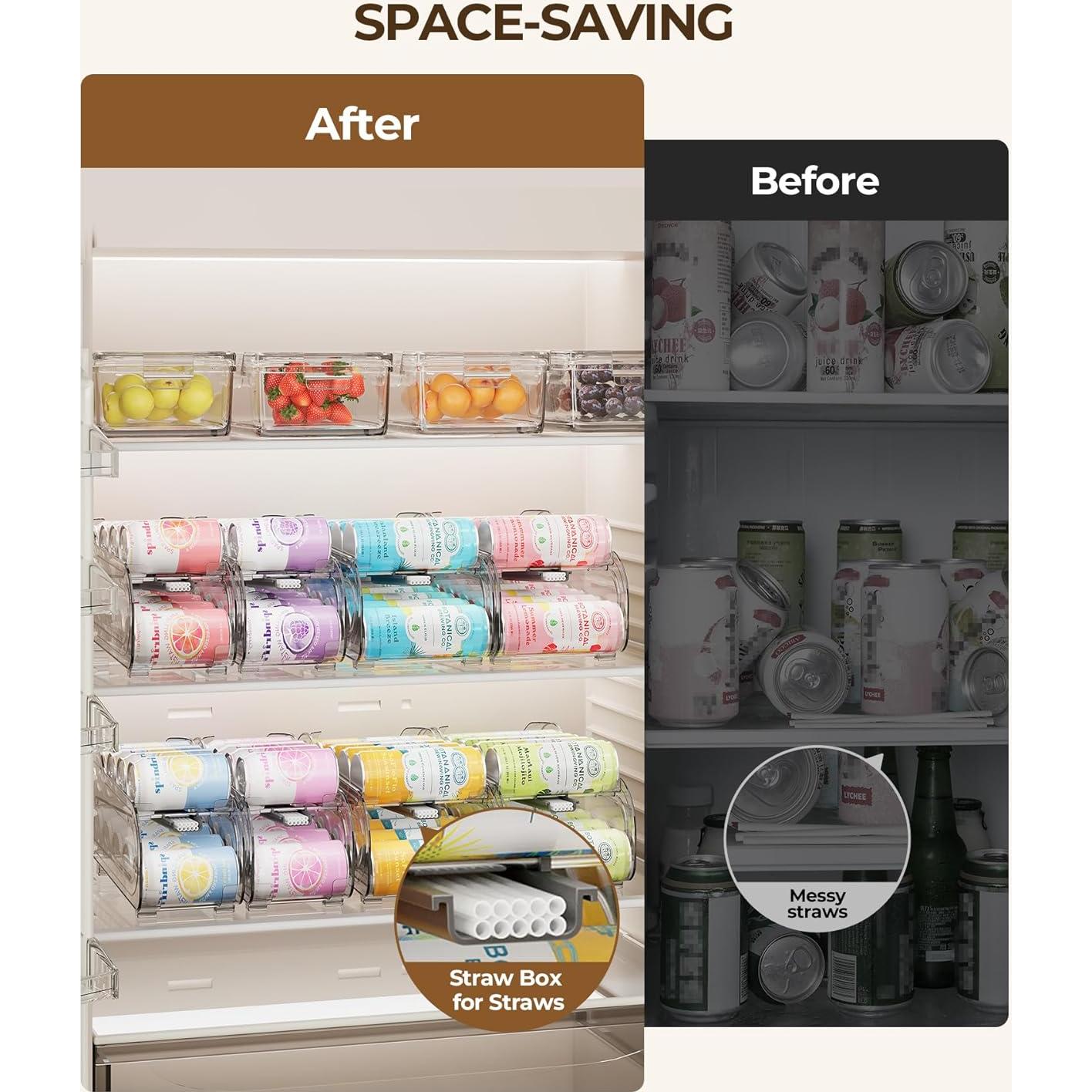 Organizador de Latas para Nevera GoldOath - 2 Paquetes