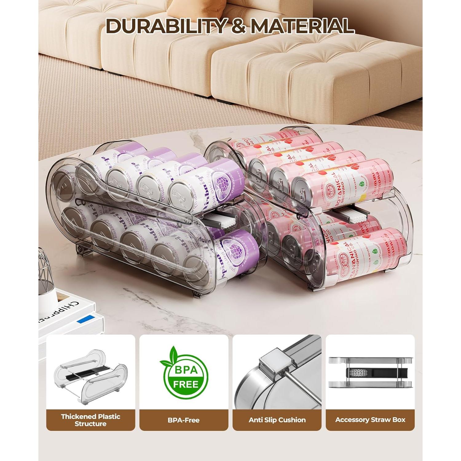 Organizador de Latas para Nevera GoldOath - 2 Paquetes