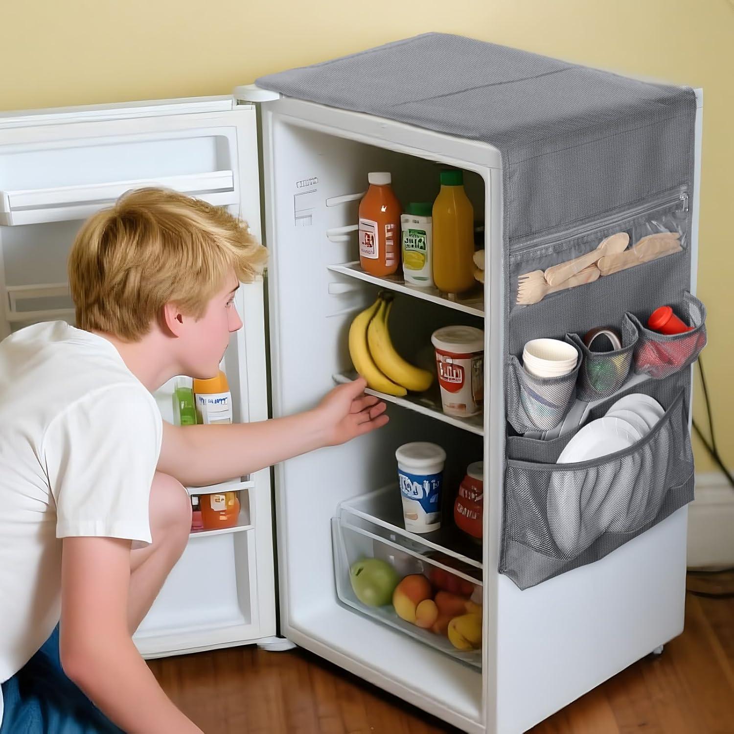 Organizador Colgante para Mini Nevera RGQSUN 140x40 cm 15 Bolsillos