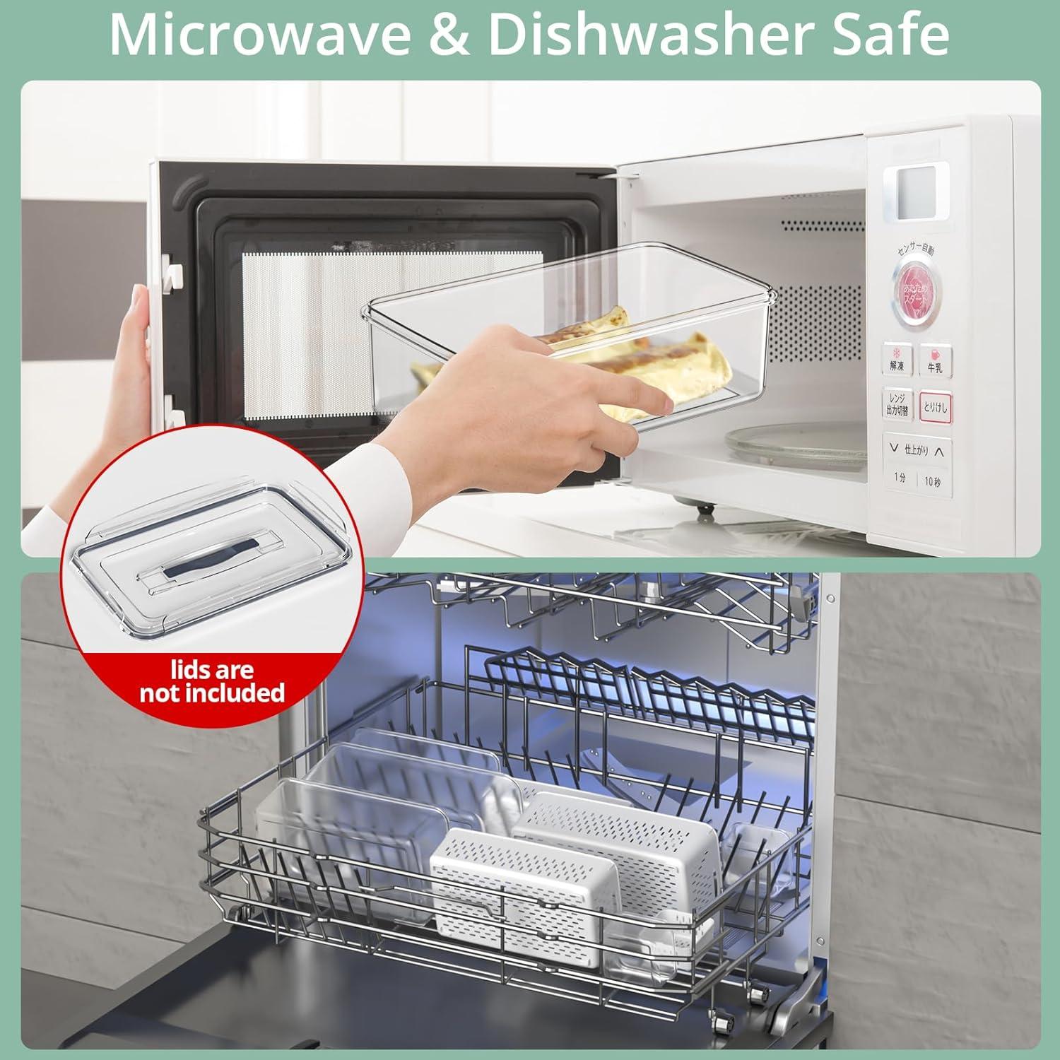 Juego de 5 Contenedores de Almacenamiento Hermético Anysig 3400ml