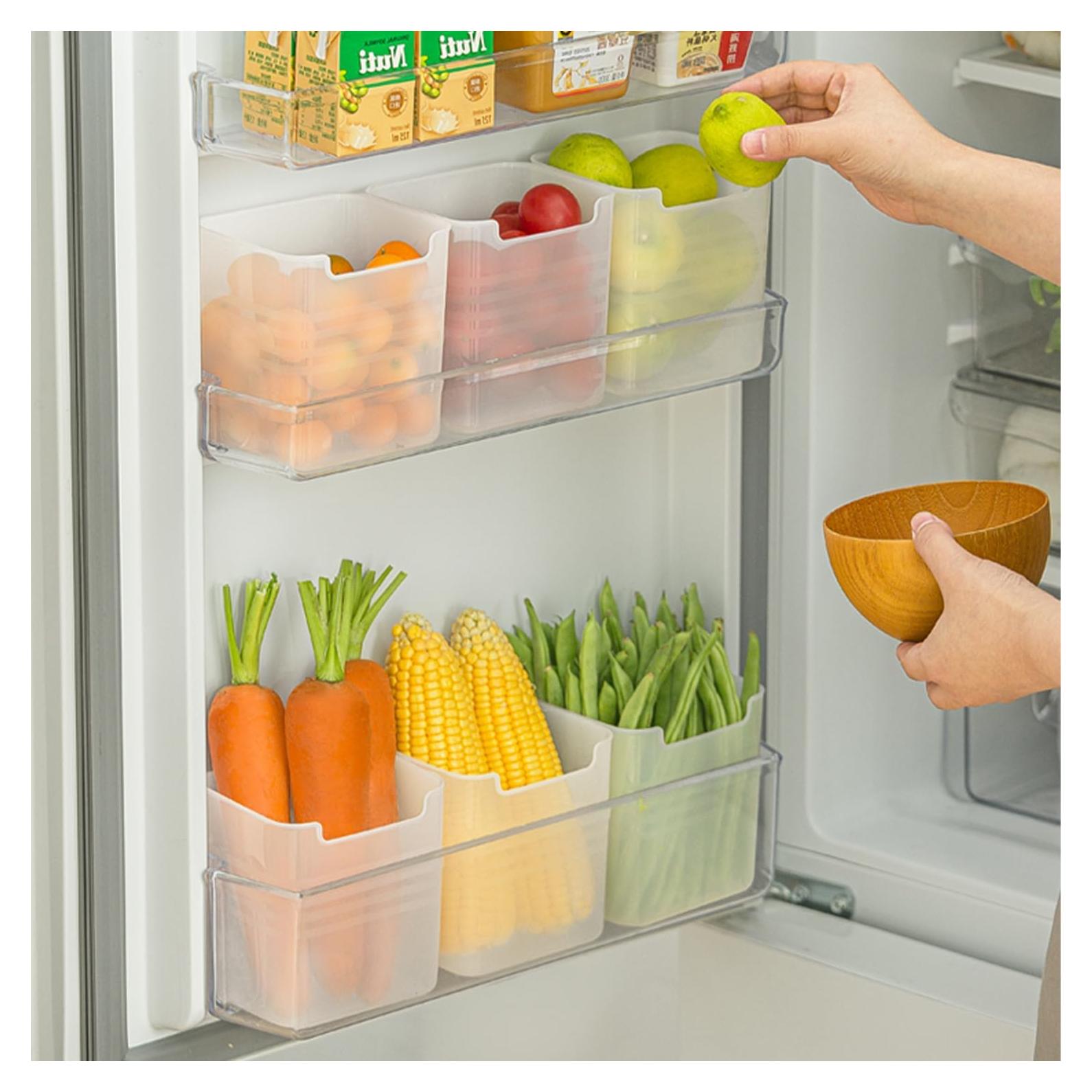 Organizadores de Refrigerador Transparentes Hefei - 3 Piezas