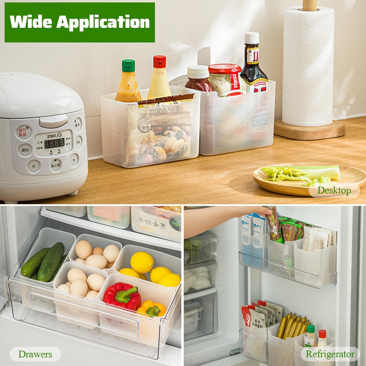 Organizadores de Refrigerador Transparentes Hefei - 3 Piezas