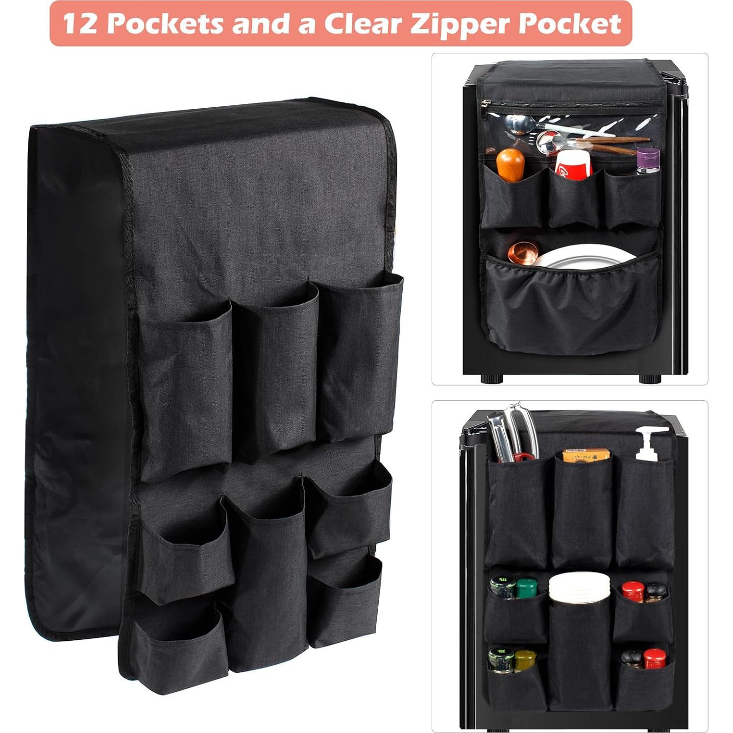 Organizador de Almacenamiento sobre Refrigerador FRECOLSH 12 Bolsillos