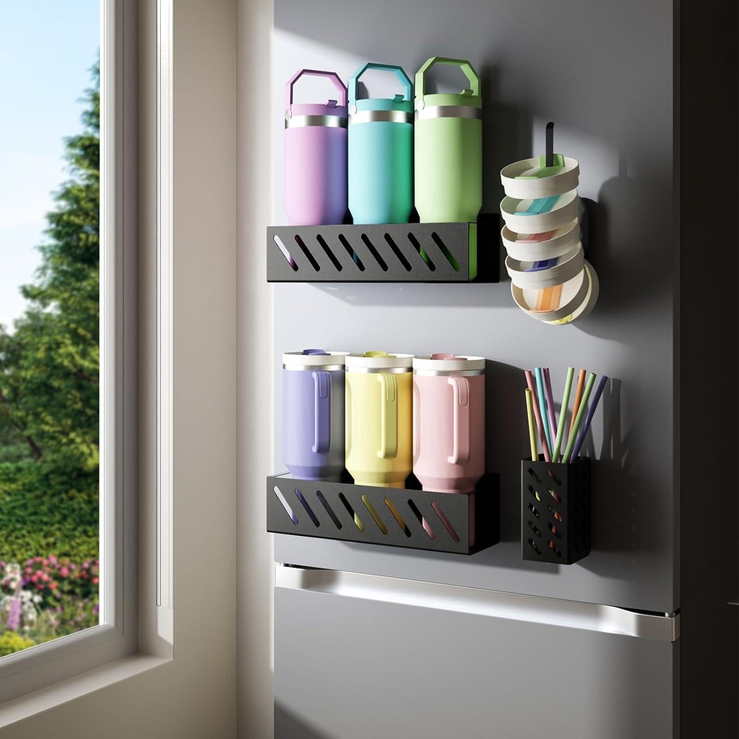 Organizador Magnético MOJOHAND para Tazas Stanley 40 oz - Negro