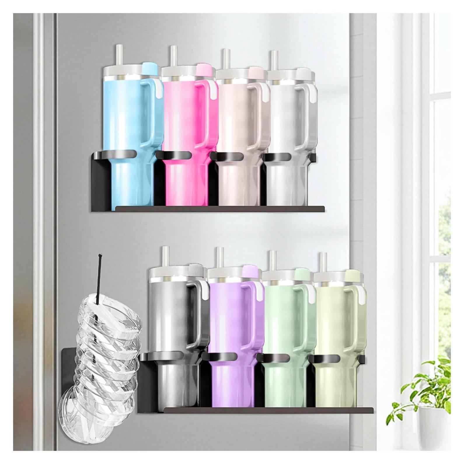 Soporte Magnético para Tazas Stanley 20/30/40 oz - Organizador Negro