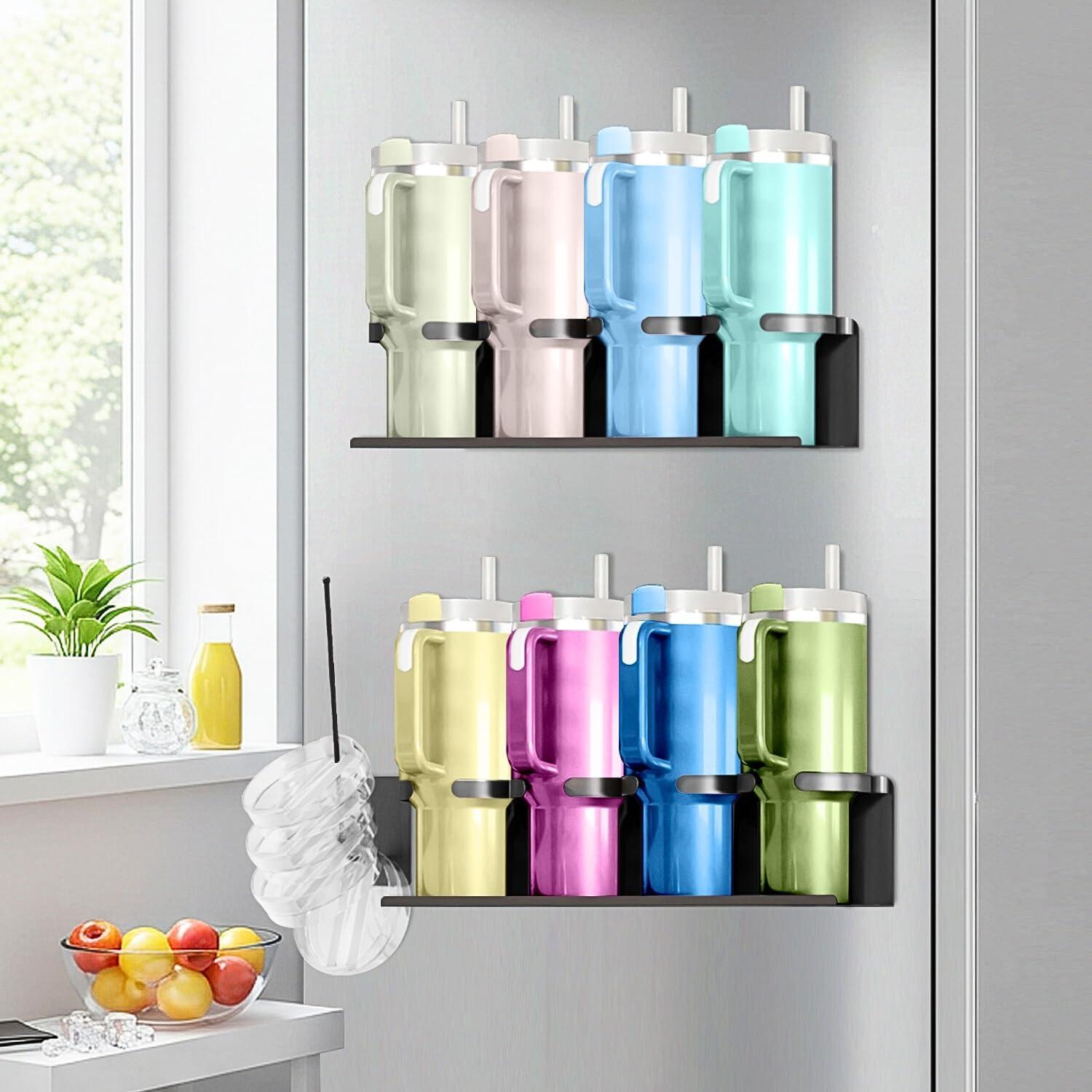 Soporte Magnético para Tazas Stanley 20/30/40 oz - Organizador Negro