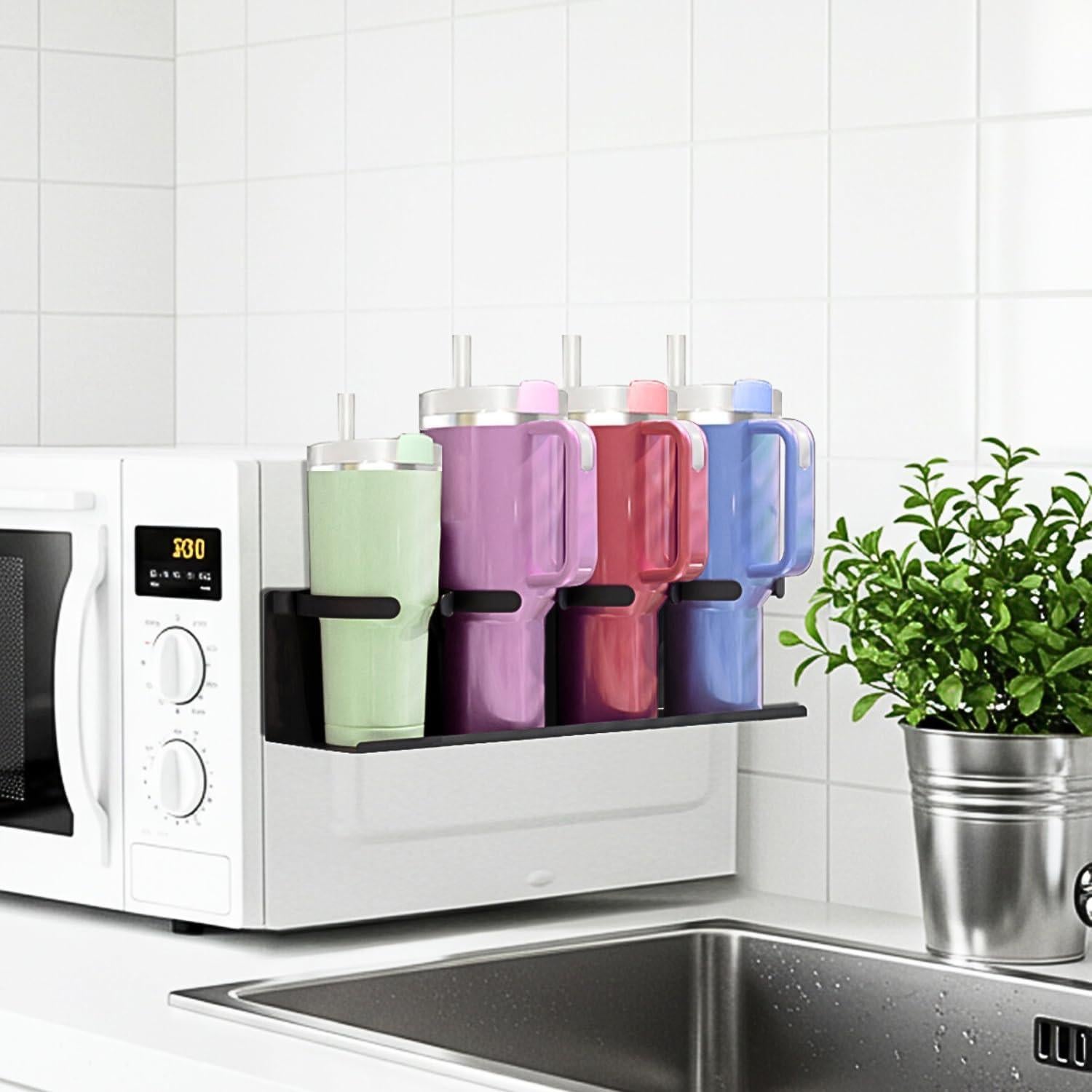 Soporte Magnético para Tazas Stanley 20/30/40 oz - Organizador Negro