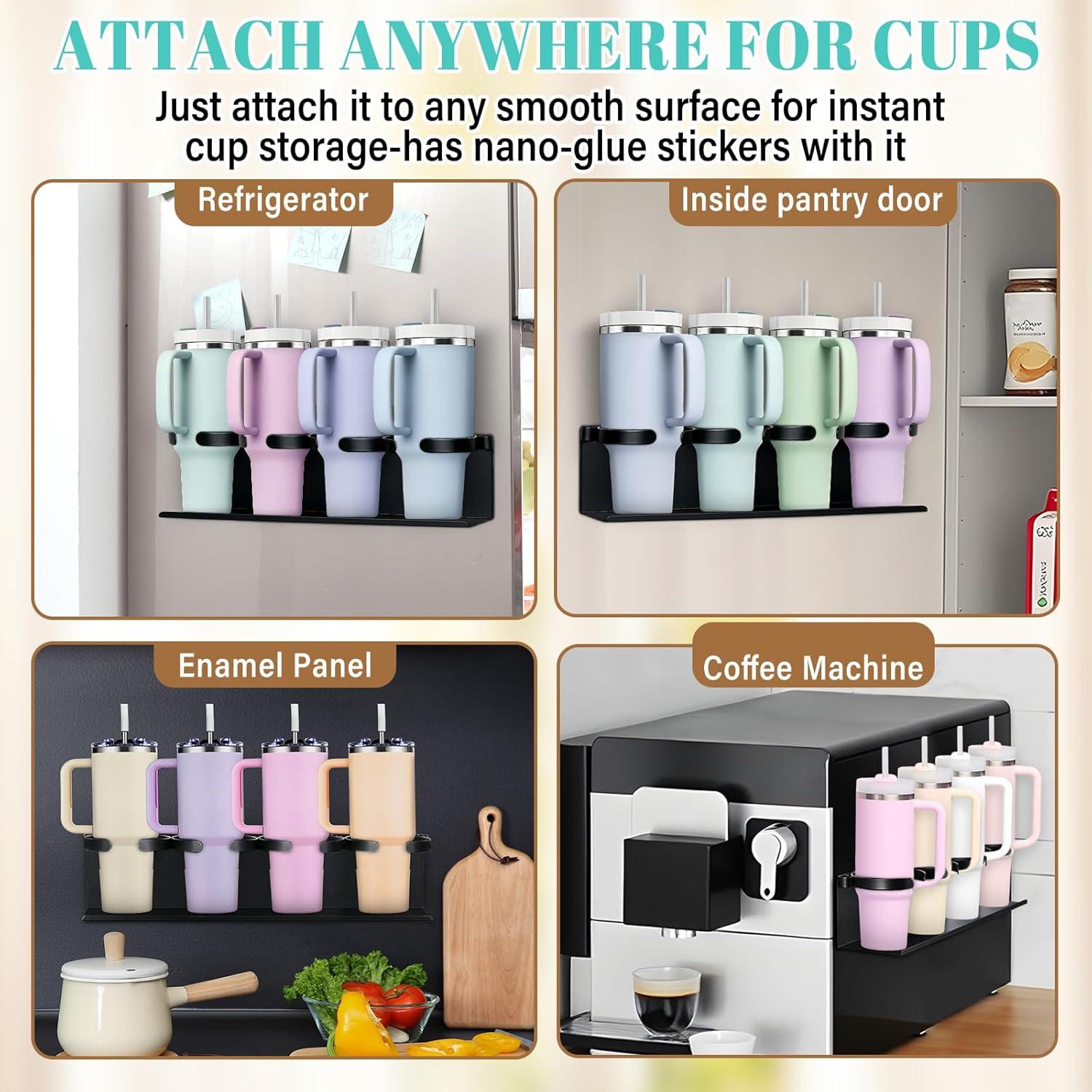 Organizador Magnético de Botellas Linidcoud 2 Pcs para Tazas Stanley