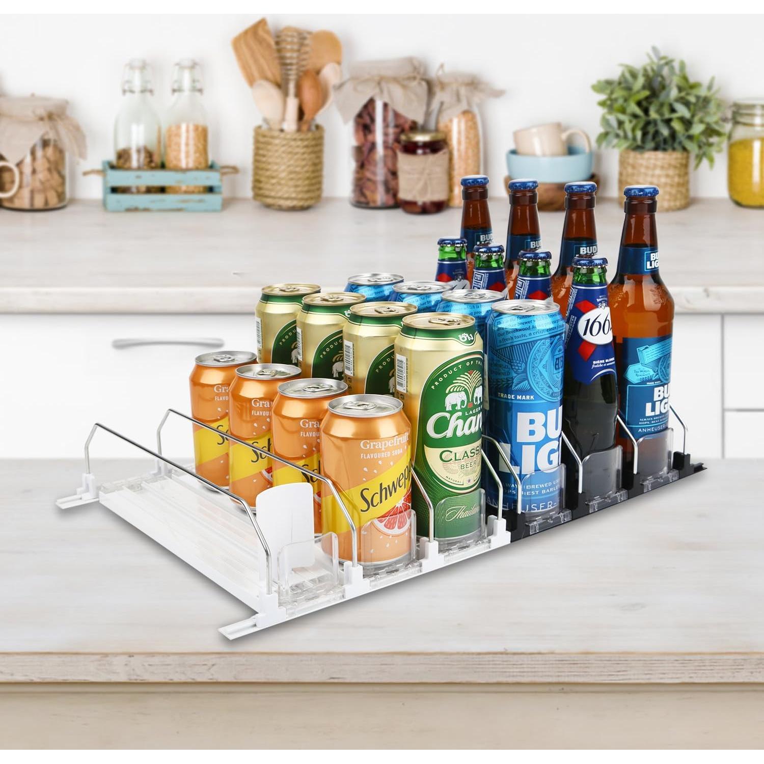 Dispensador de Latas BEHANT 3 Filas Automático Blanco 30.99 cm