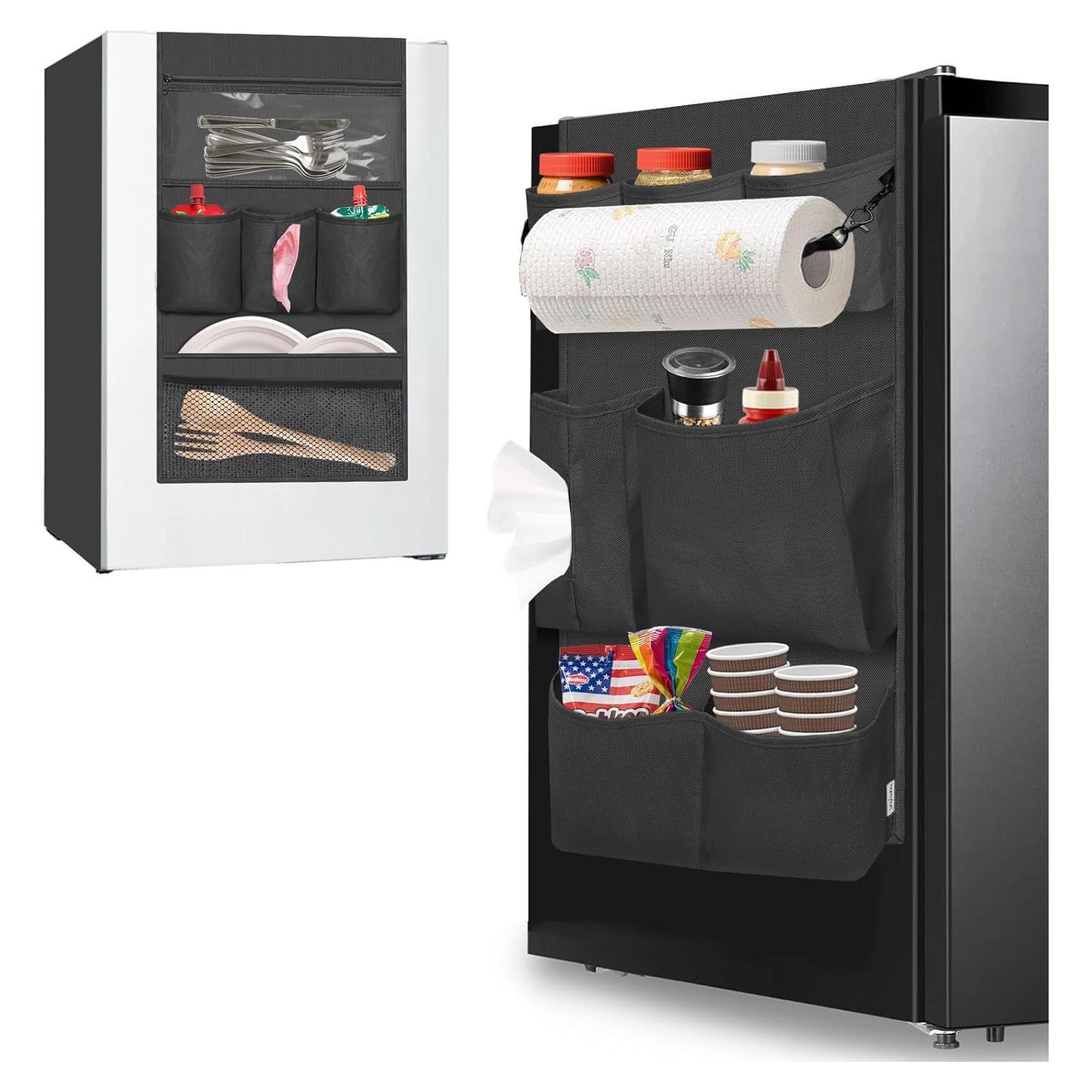 Organizador de Mini Nevera Homyfort 14 Bolsillos Negro