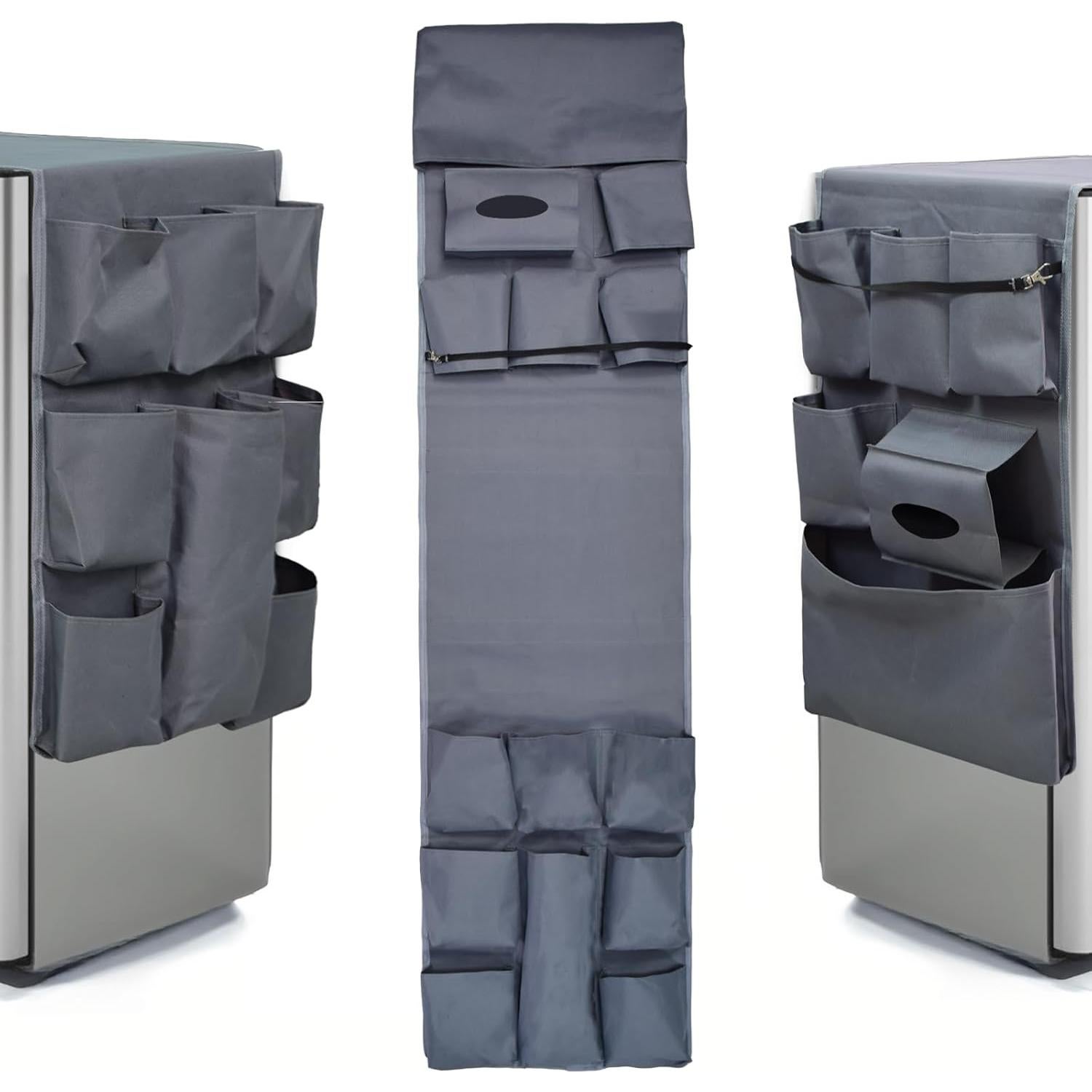 Organizador Magnético para Mini Nevera Pikpops - 13 Bolsillos Gris