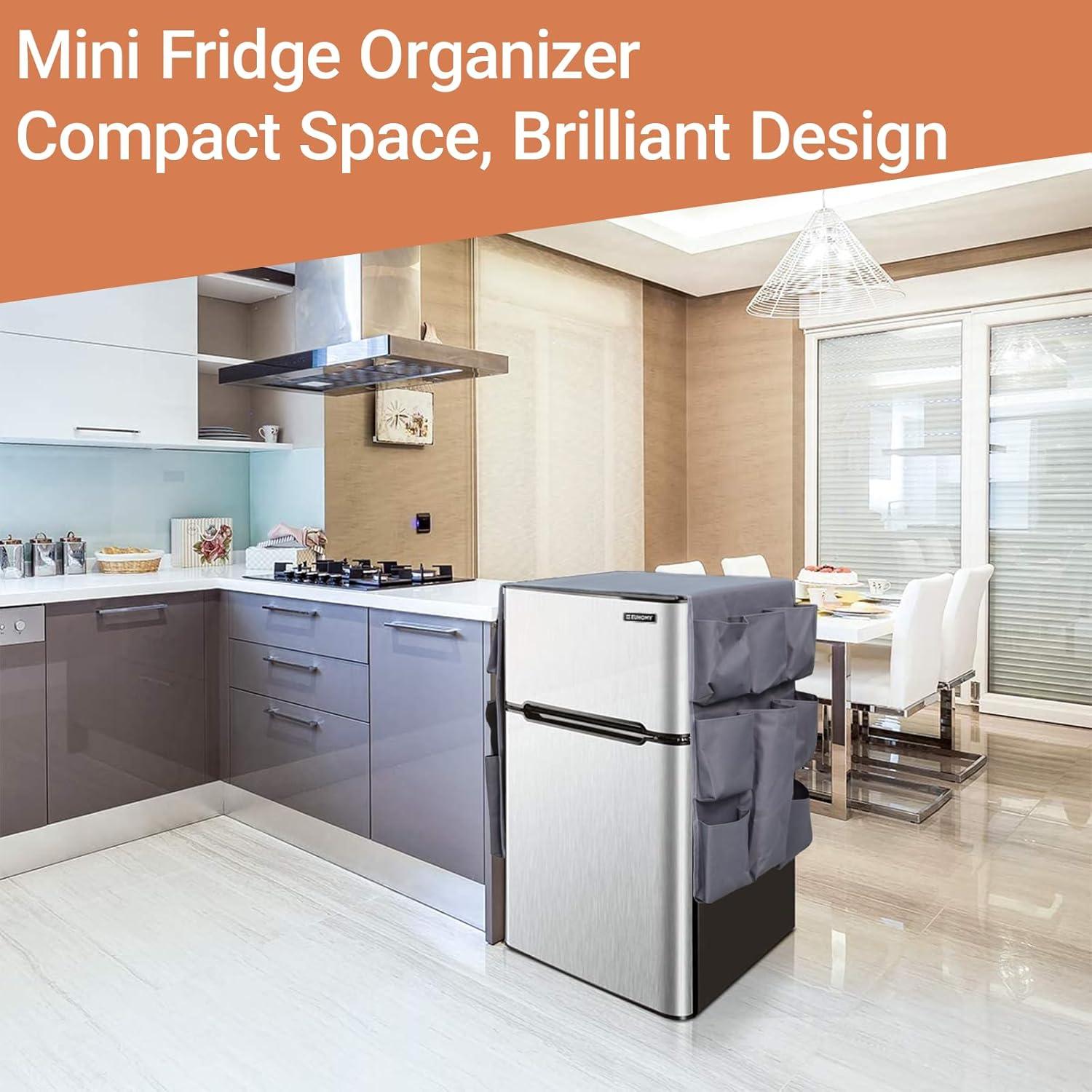 Organizador Magnético para Mini Nevera Pikpops - 13 Bolsillos Gris