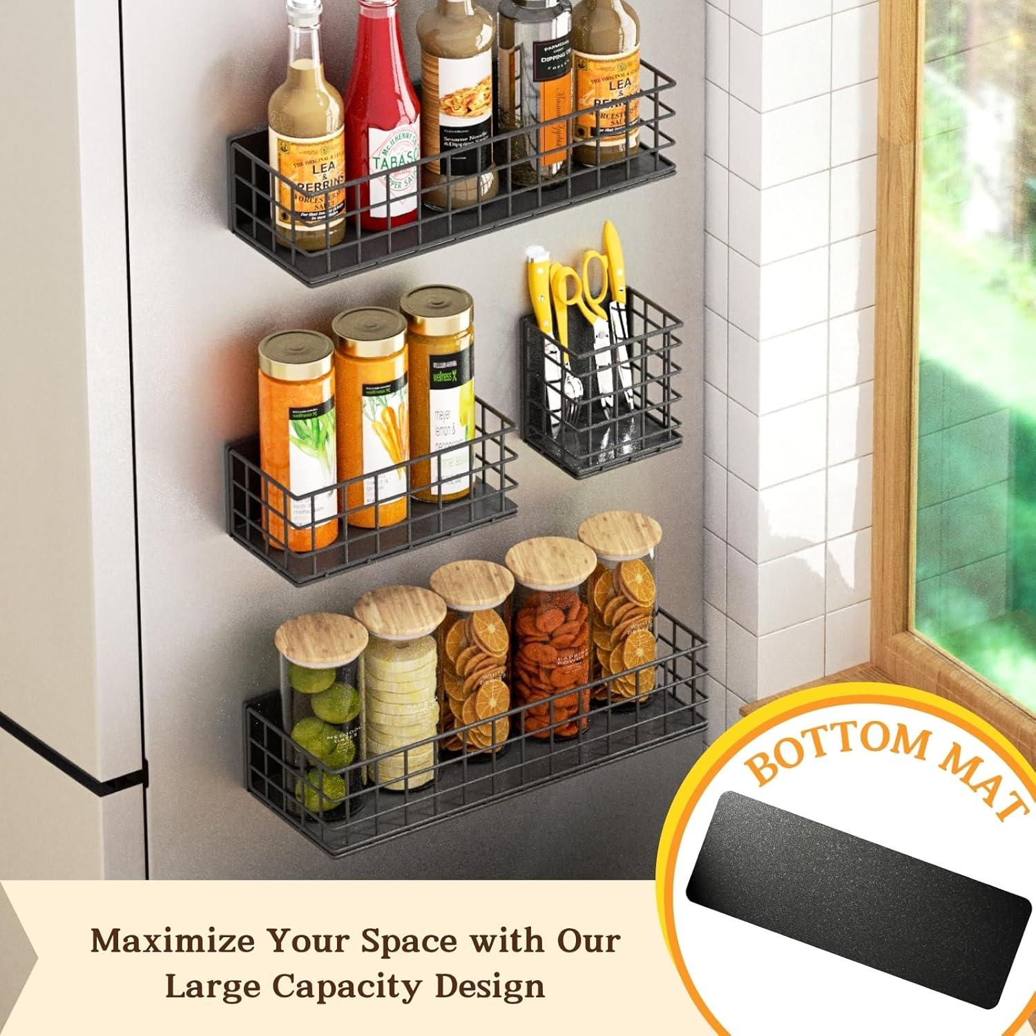 Estante Magnético Ofiray-home para Nevera - Set de 4 Piezas