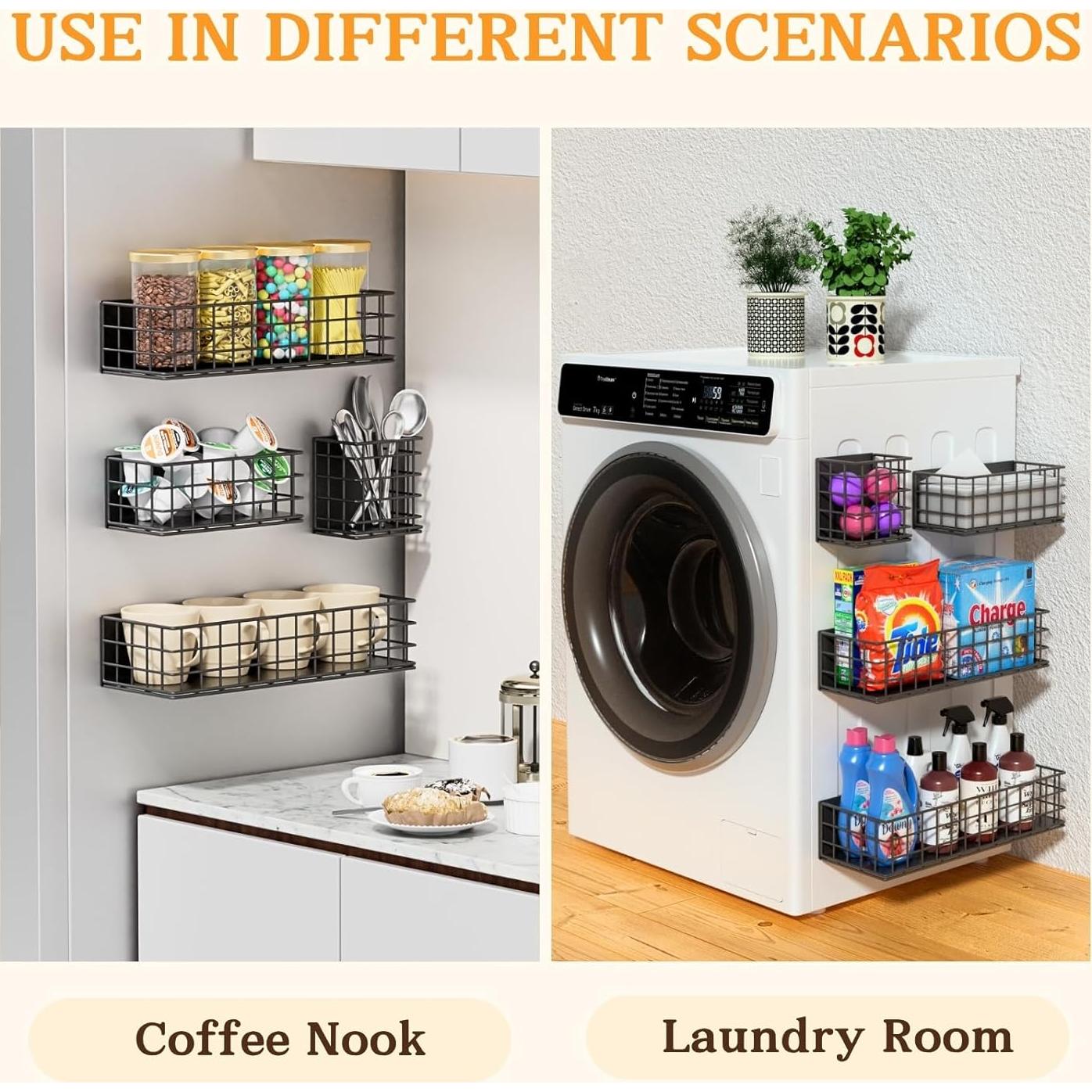 Estante Magnético Ofiray-home para Nevera - Set de 4 Piezas