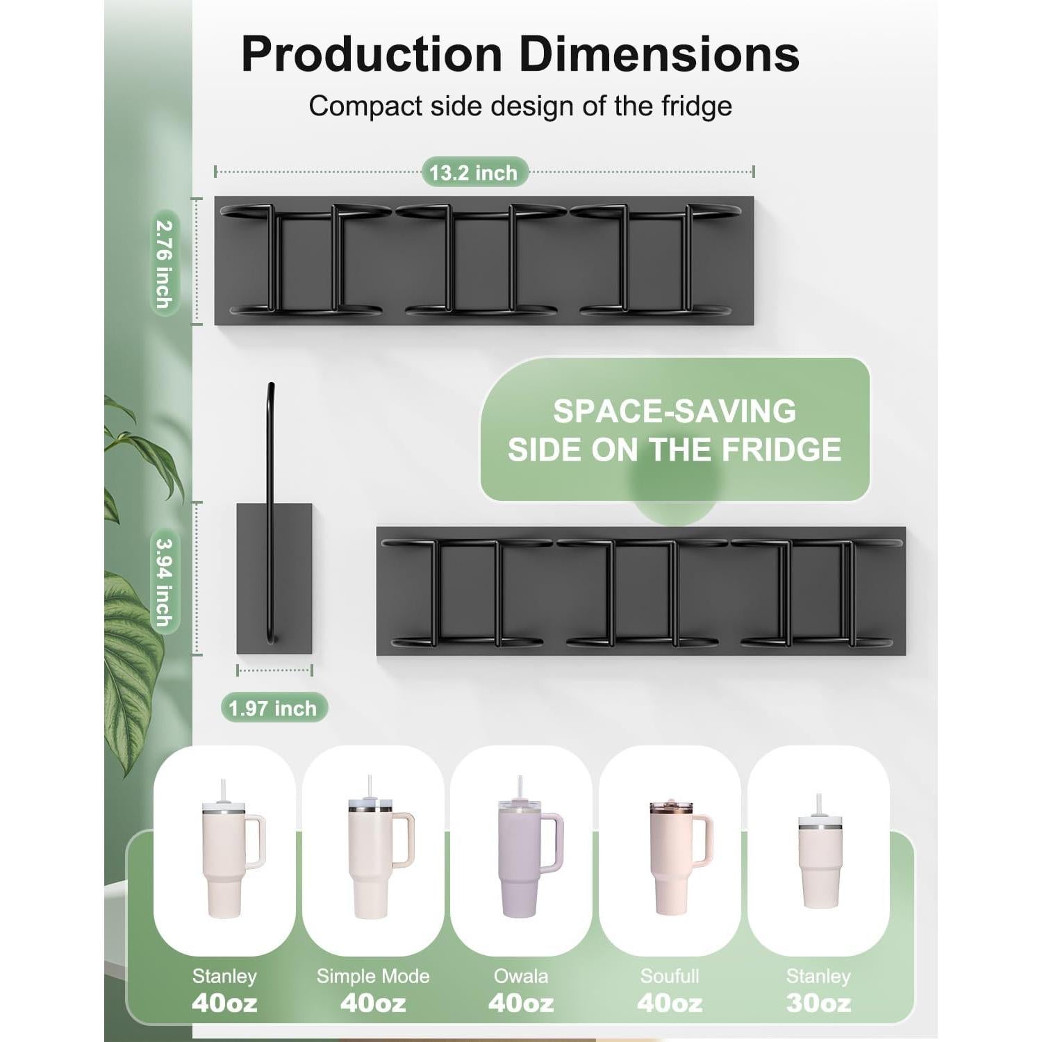 Soporte Magnético para Tazas Stanley Megapuxin - Organizador 3 en 1