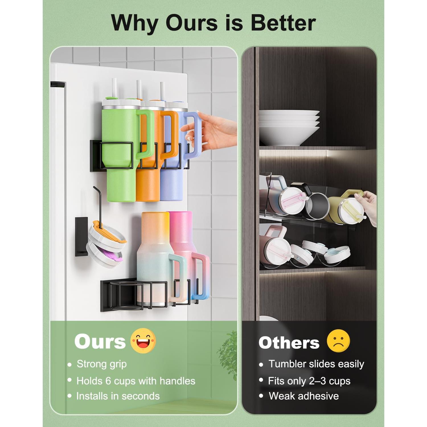 Soporte Magnético para Tazas Stanley Megapuxin - Organizador 3 en 1