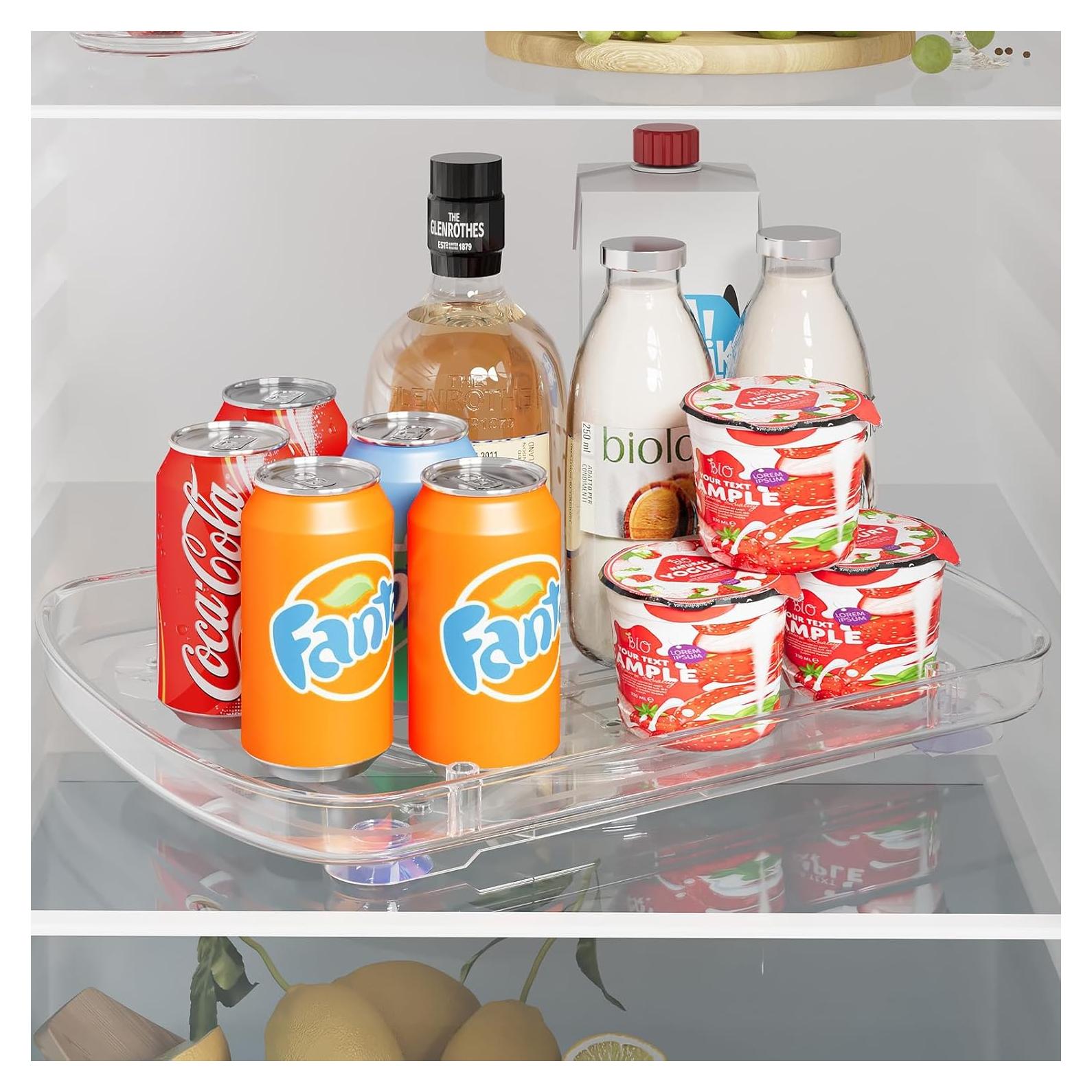 Organizador Lazy Susan HIYOHIYO 34.8x25.9cm para Refrigerador