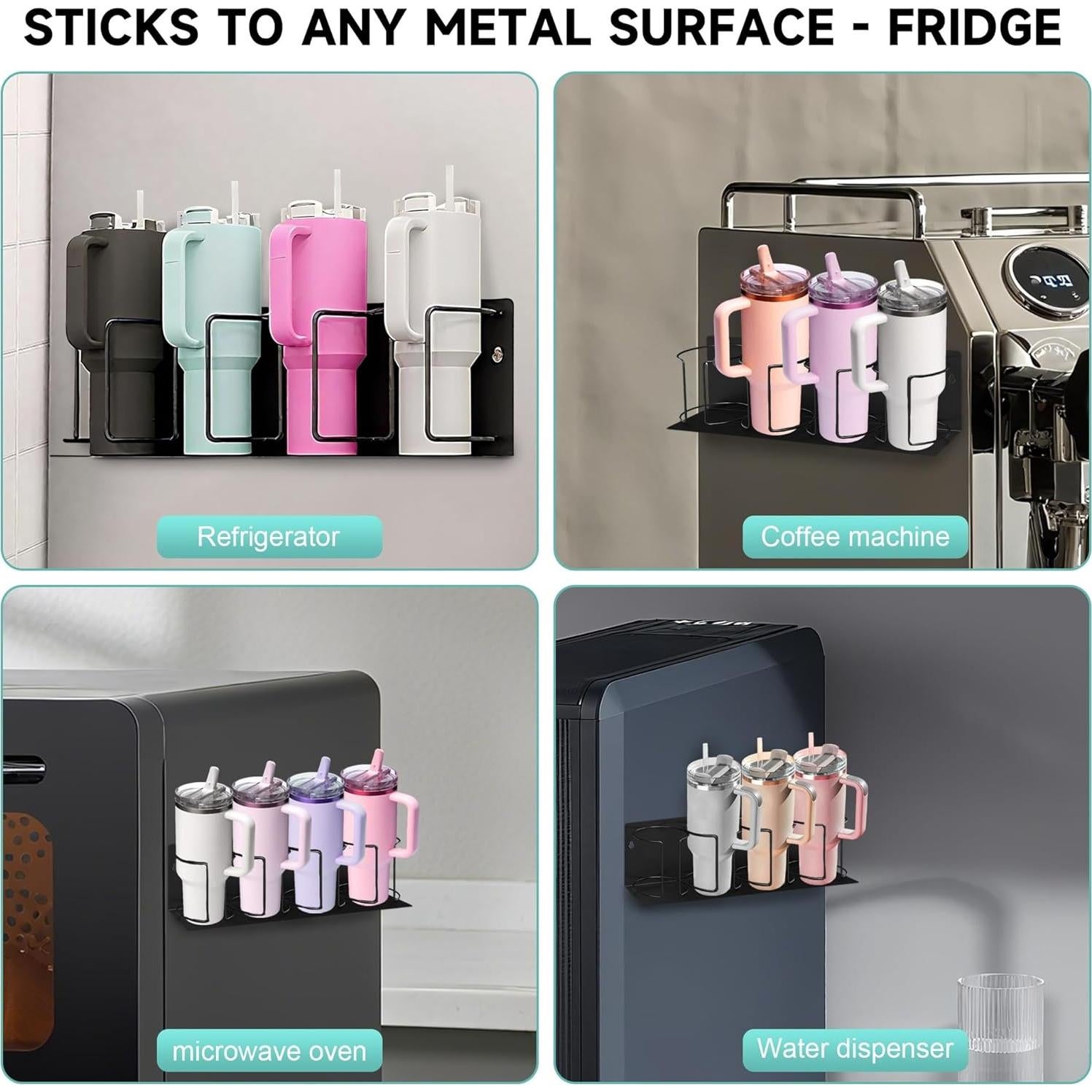 Soporte Magnético para Tazas Stanley Turesmith - Organizador 8 Vasos