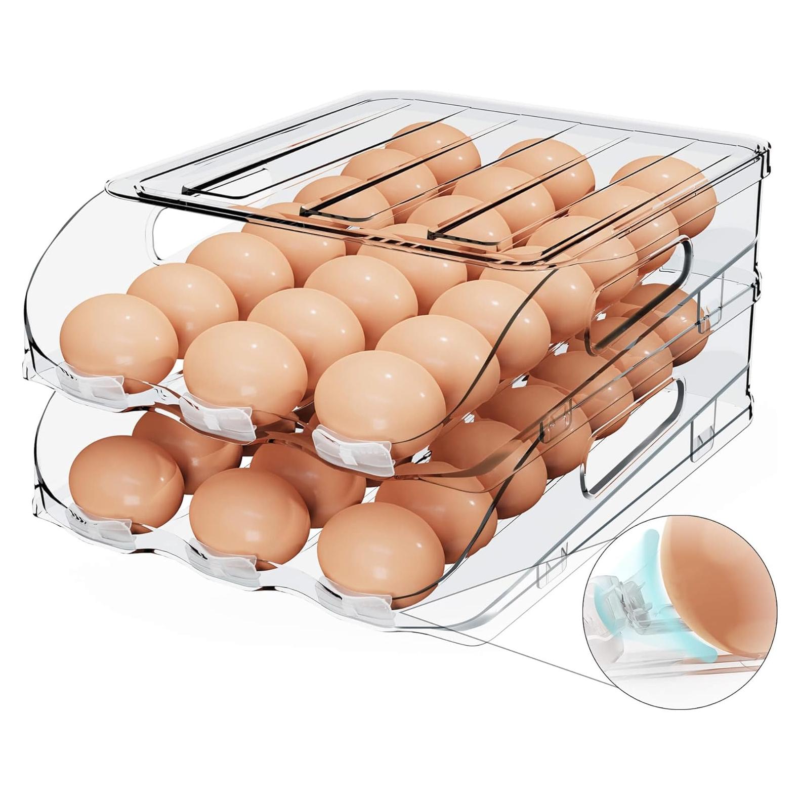Soporte para Huevos SMRCAD 36-42 Huevos Apilable con Tapa