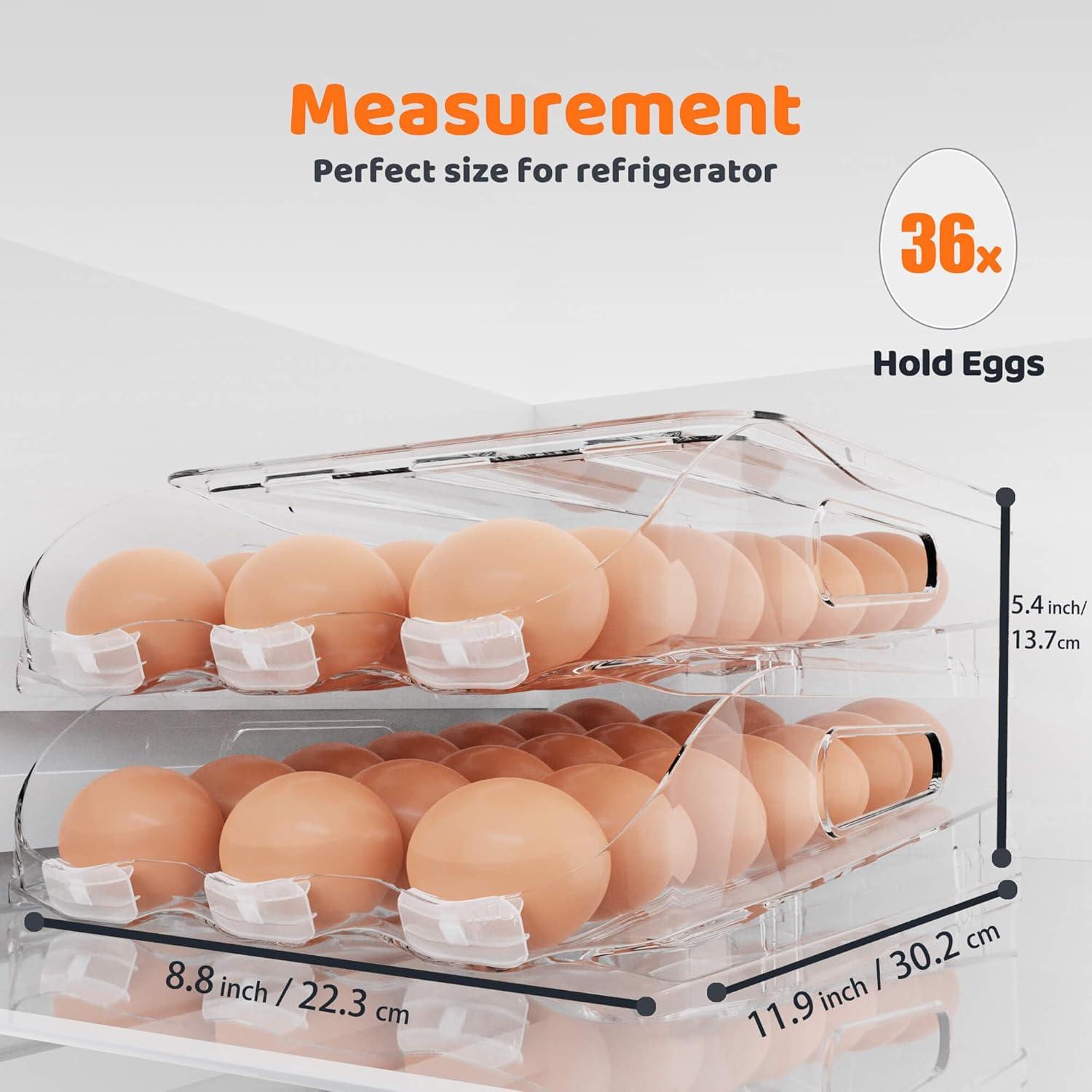 Soporte para Huevos SMRCAD 36-42 Huevos Apilable con Tapa