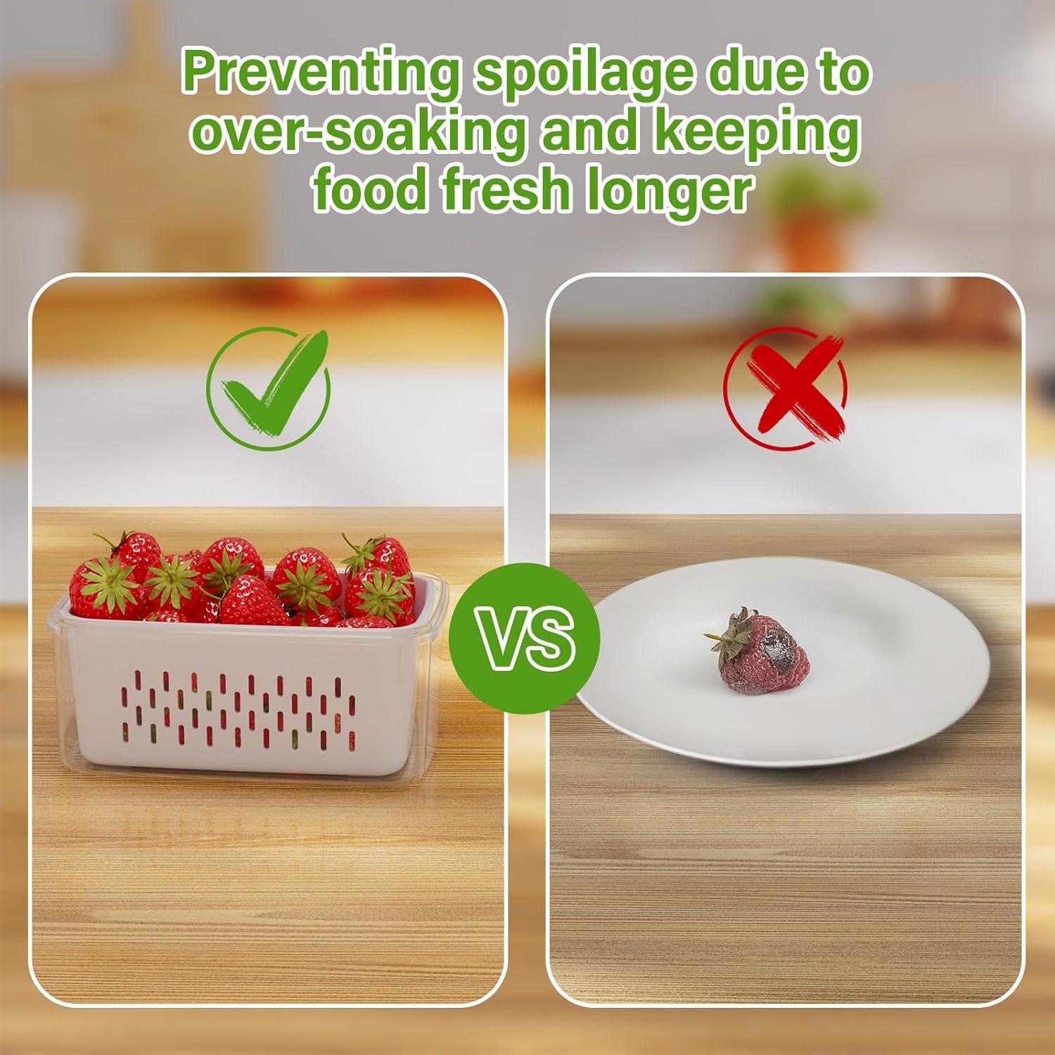 Set de 4 Contenedores de Almacenamiento Winproper 0.38-3.15L