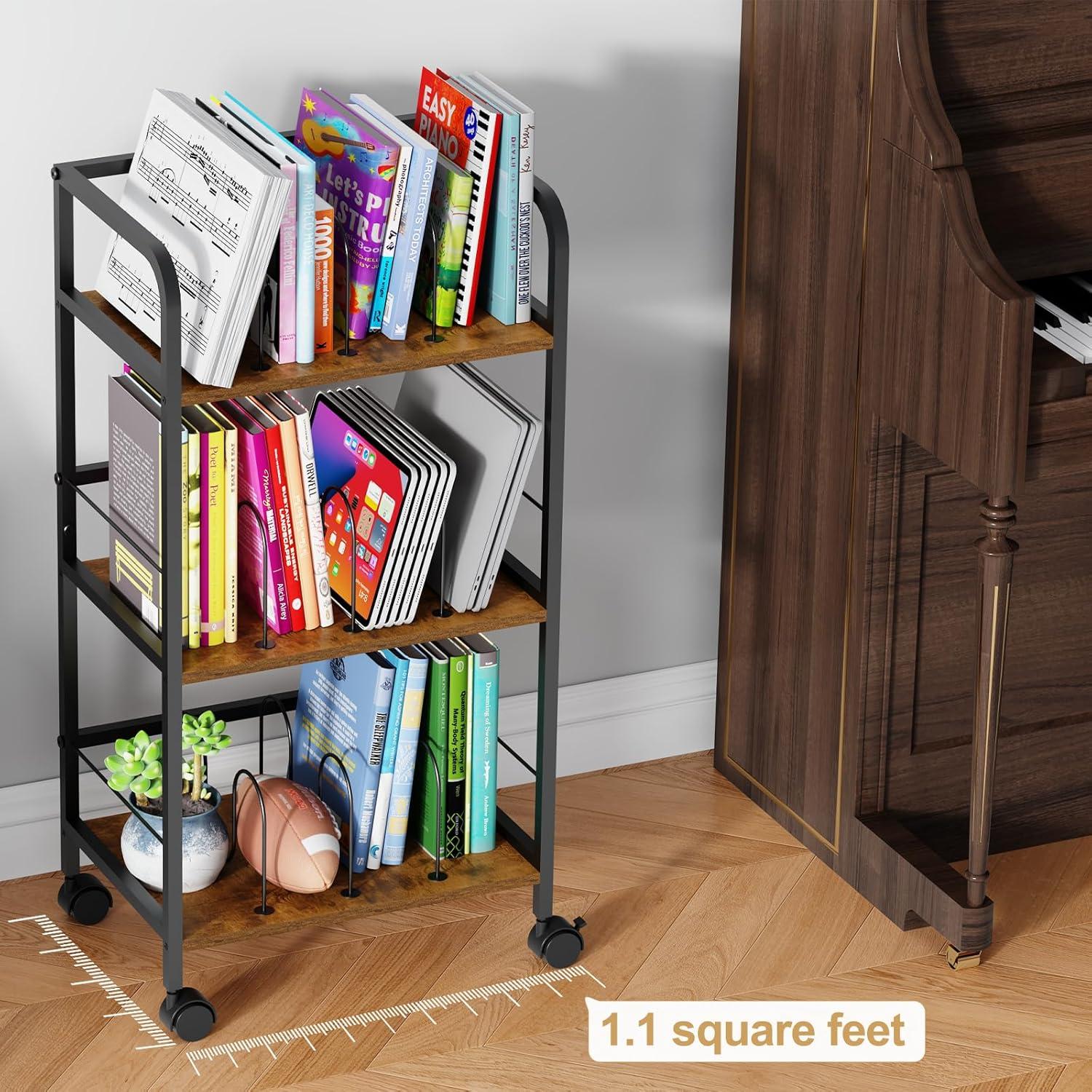 Carro de Archivos Rodante Feyejade 3 Niveles con Ruedas