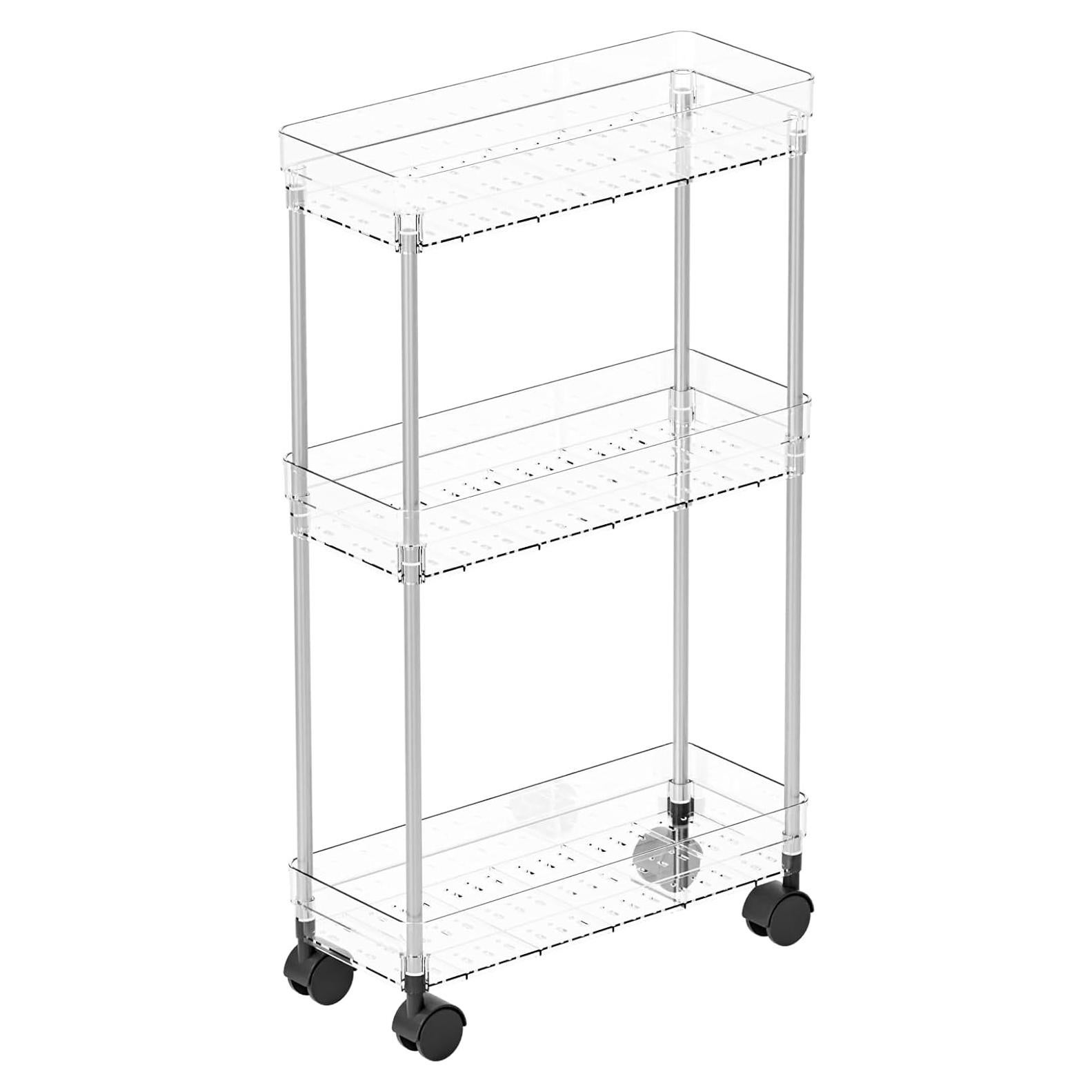 Carro de Almacenamiento Rodante Yieach 3 Niveles 16 cm Ancho