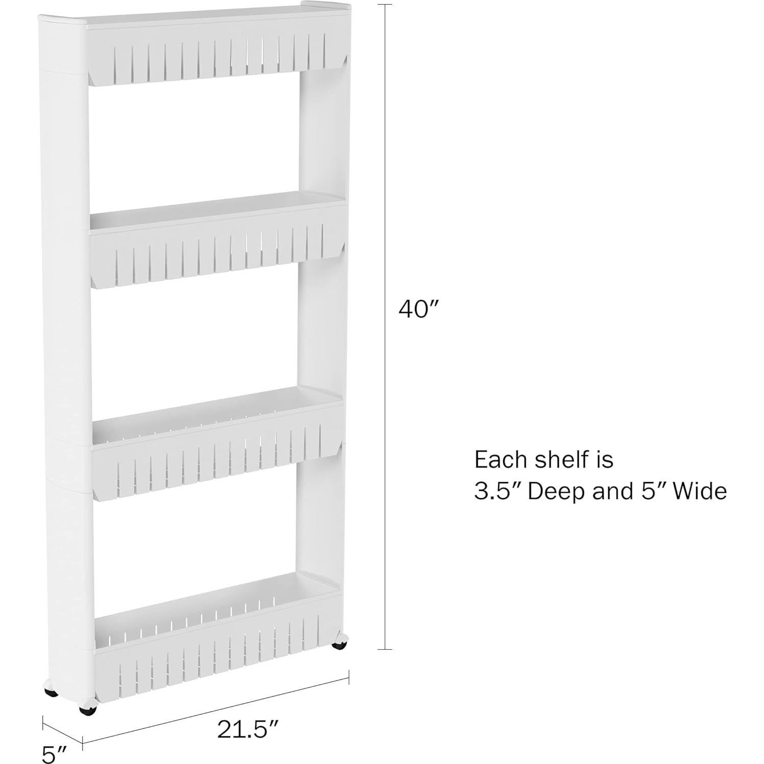 Carro Organizador de Almacenamiento 4 Niveles Everyday Home
